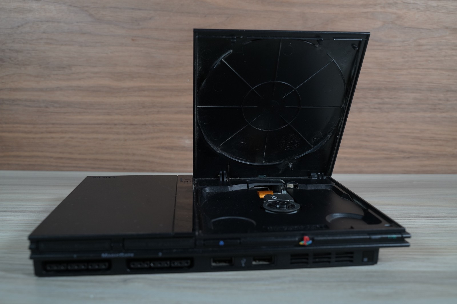 Sony Playstation 2 Slim SCPH-70012 Console w/ controller & cables TESTED CLEAN