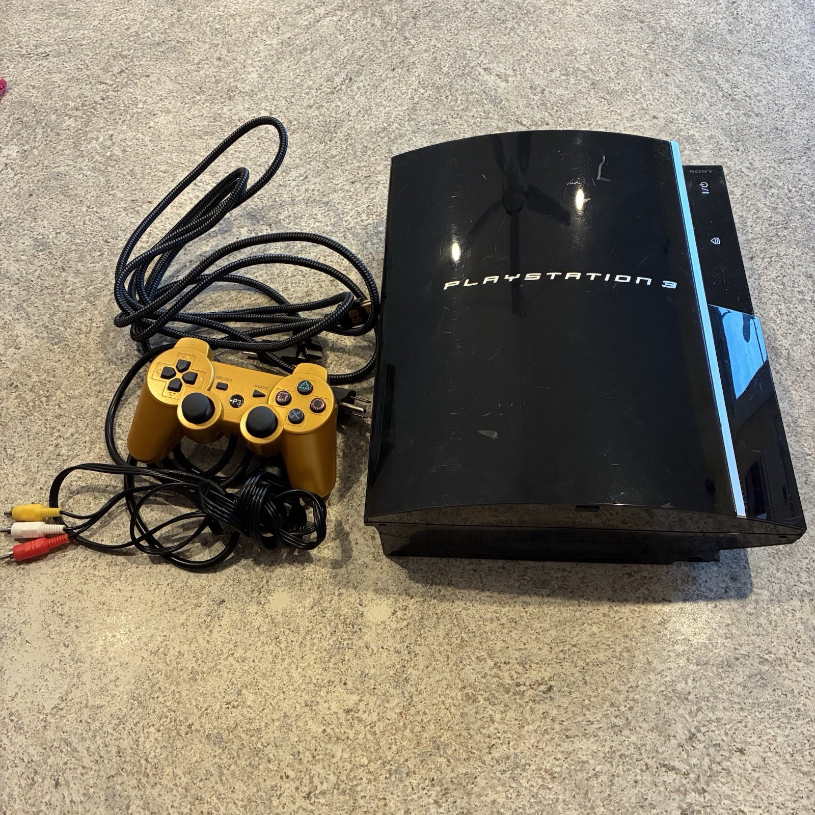 Sony PlayStation 3 60gb CECHG01 Black Home Console Blu-Ray Compatible Tested