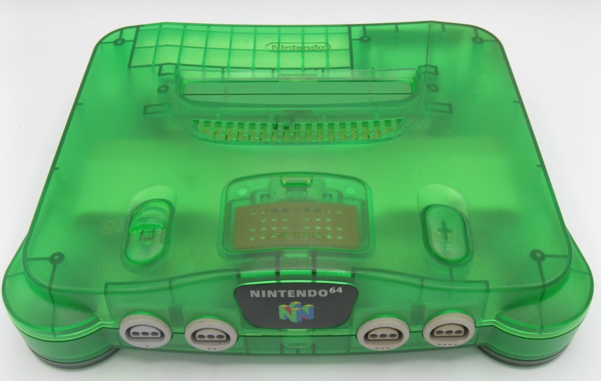 Nintendo Donkey Kong 64 Set Jungle Green Console CIB Complete In Box N64 Extras