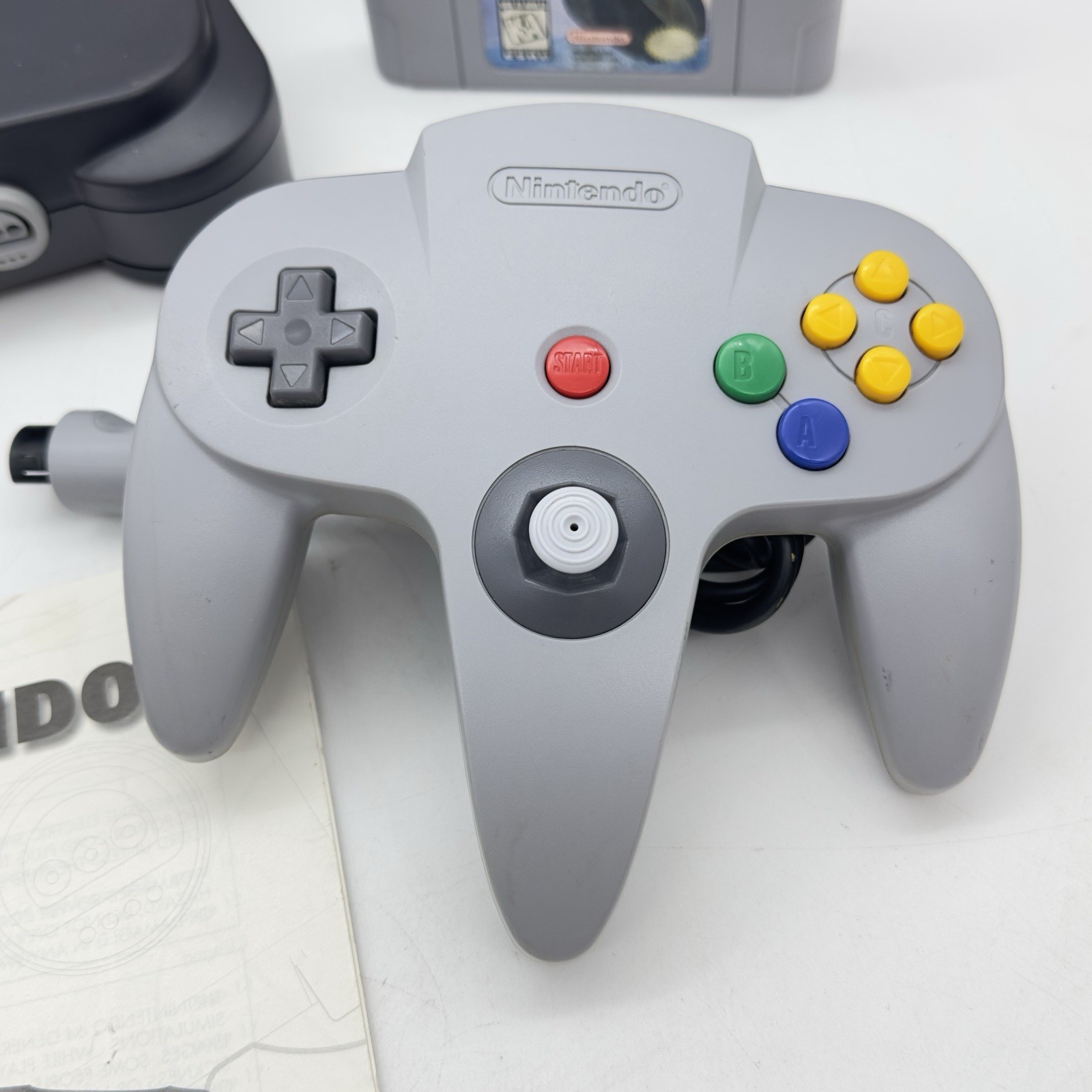 Nintendo 64 N64 Console Bundle NUS-001 Japan TESTED Controller 2 Games Manual