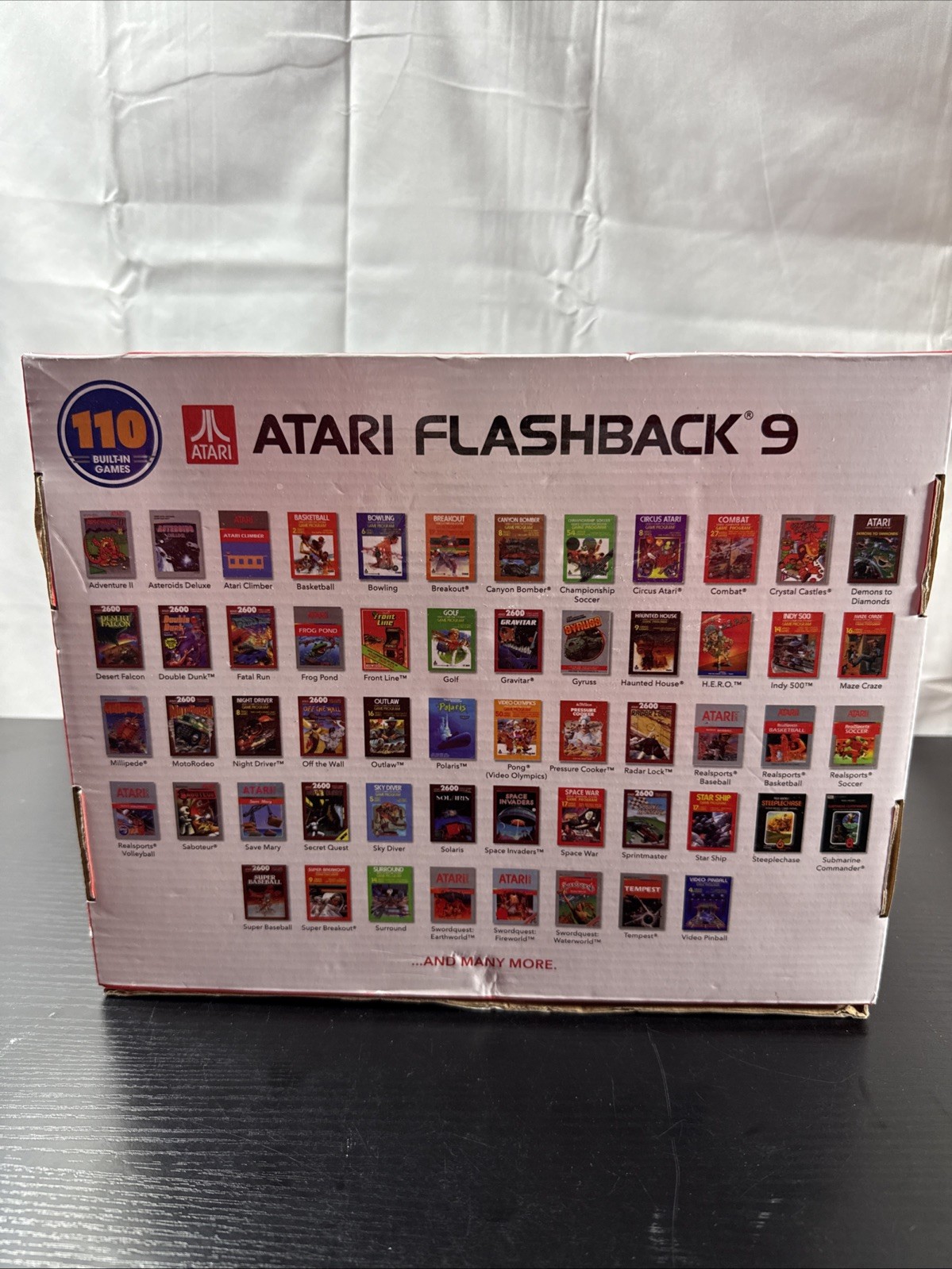 Atari Flashback 9 HDMI Retro Console 110 Built-in Games 2 Controllers