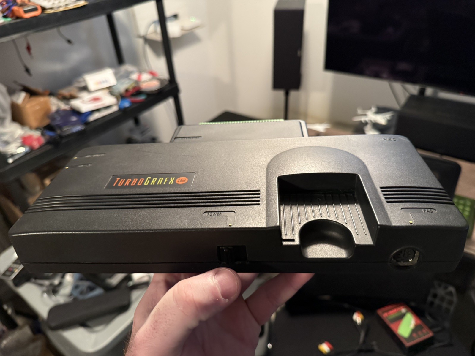 NEC TurboGrafx-16 Console w OEM Controller and Composite Booster PSU