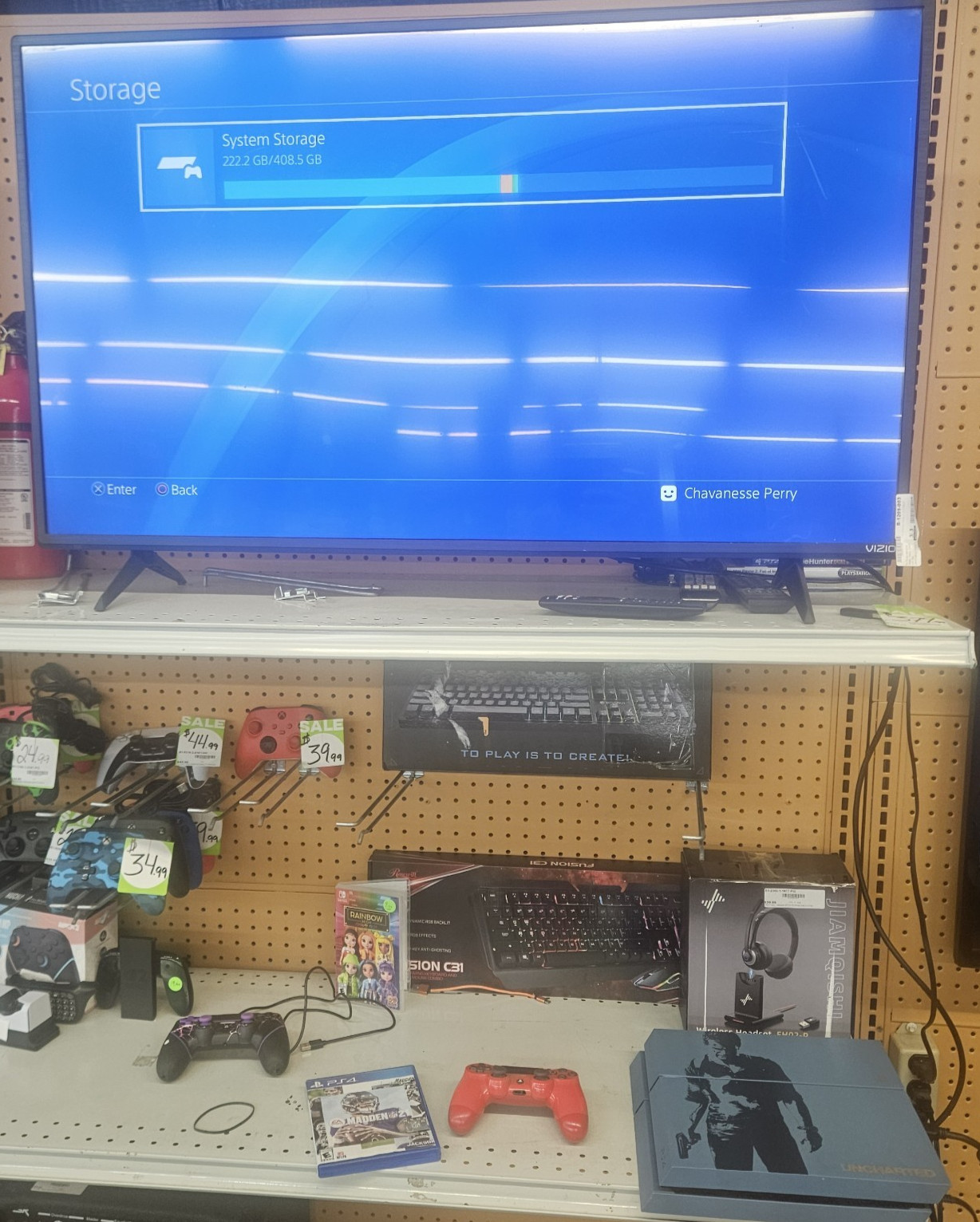 Sony PlayStation 4 PS4 500GB Uncharted Edition Console Gaming System CUH-1215A