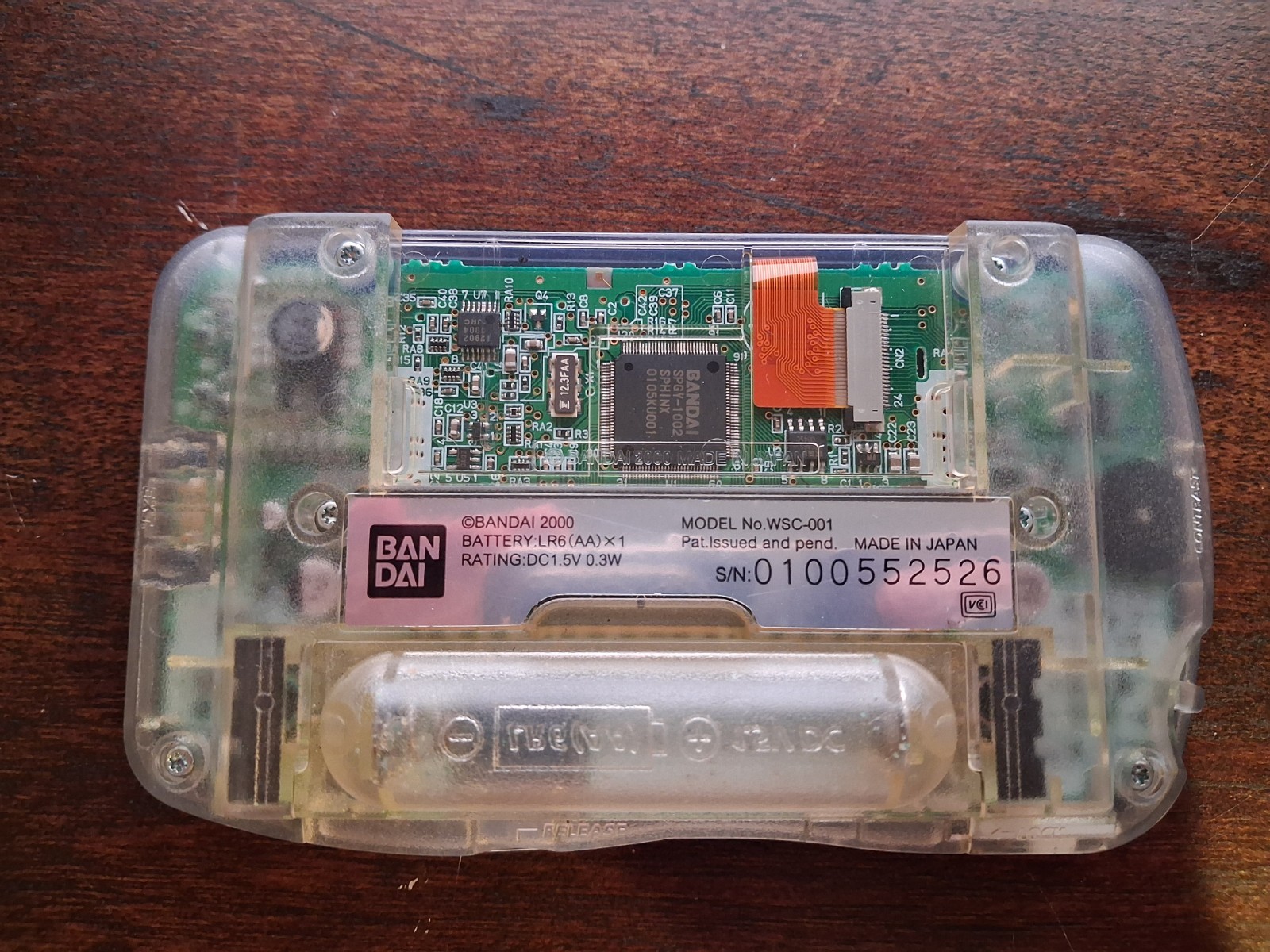 WonderSwan Color Console Crystal Blue | US Seller | Read Description