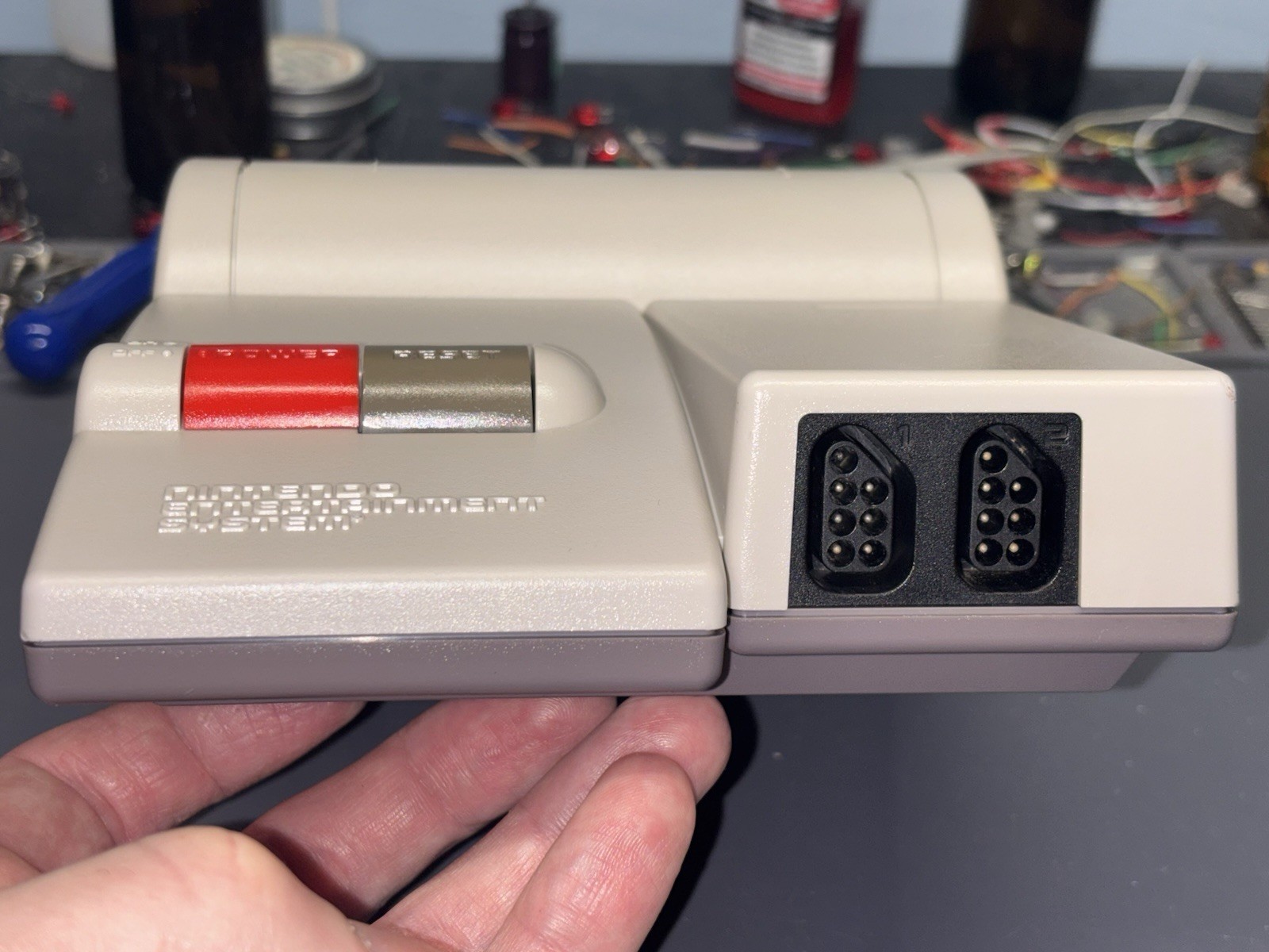 Ultimate NESRGB Nintendo Top Loader IGR Recapped Expansion Audio LED RGB NES