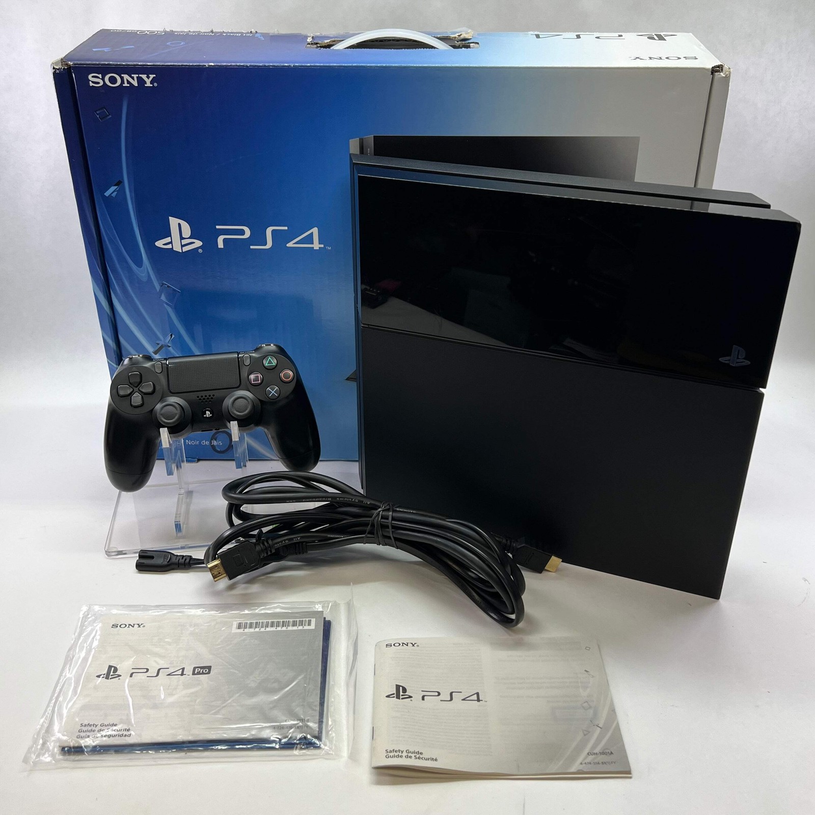 Sony PlayStation 4 PS4 500GB MB071766331 + HDMI Cable + Power Cable + Genuine Co