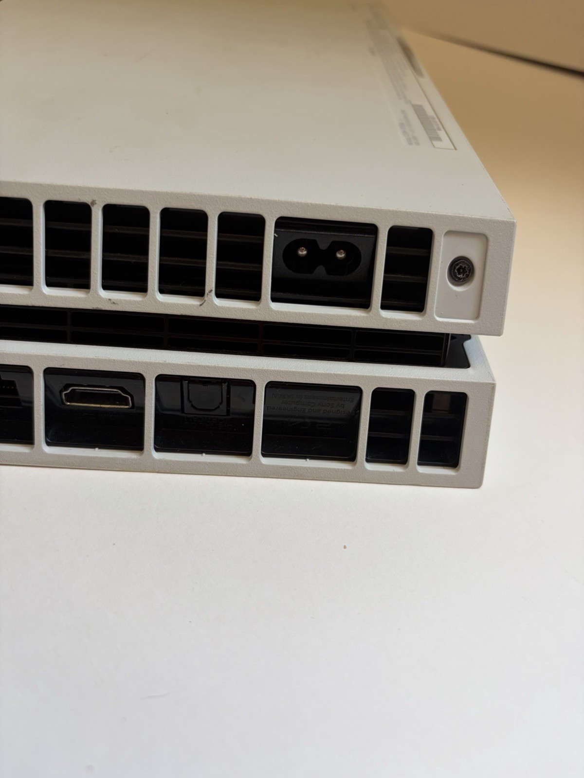 Sony PlayStation 4 PS4 White 500GB Console OEM Controllers Cords x7 Games Bundle