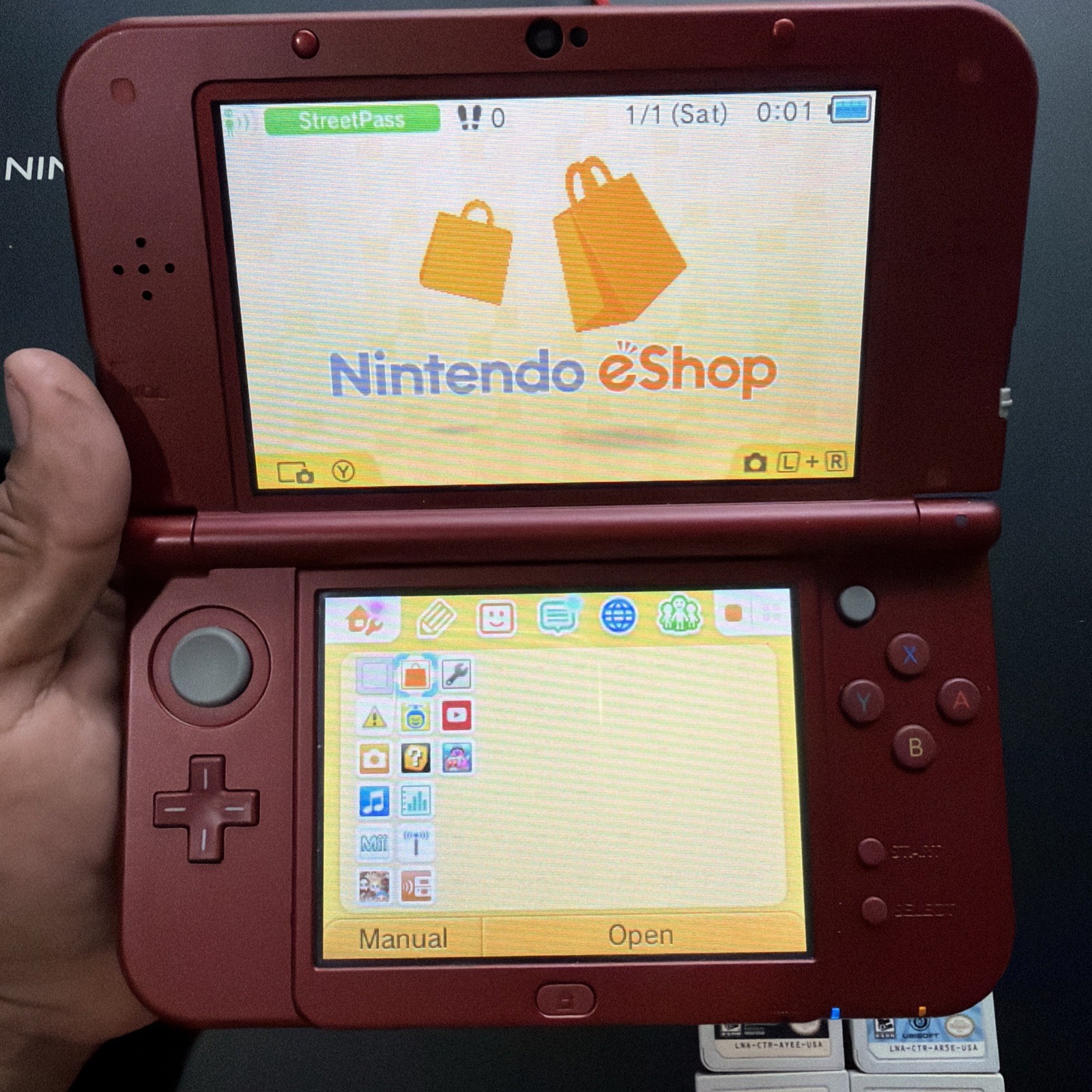 Nintendo 3DS XL Launch Edition With 11 Games