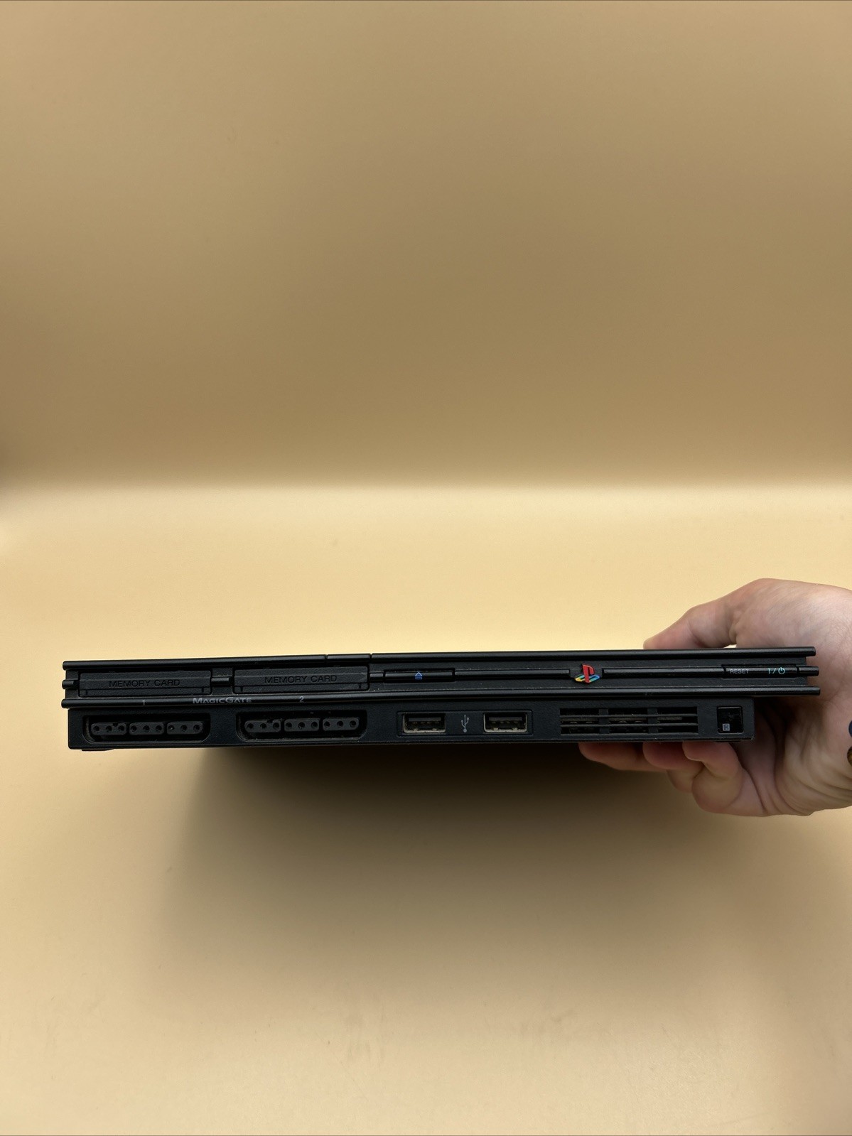 Sony playStation 2 Slim Launch Edición Charcoal Black,FOR PARTS READ DESCRIPTION