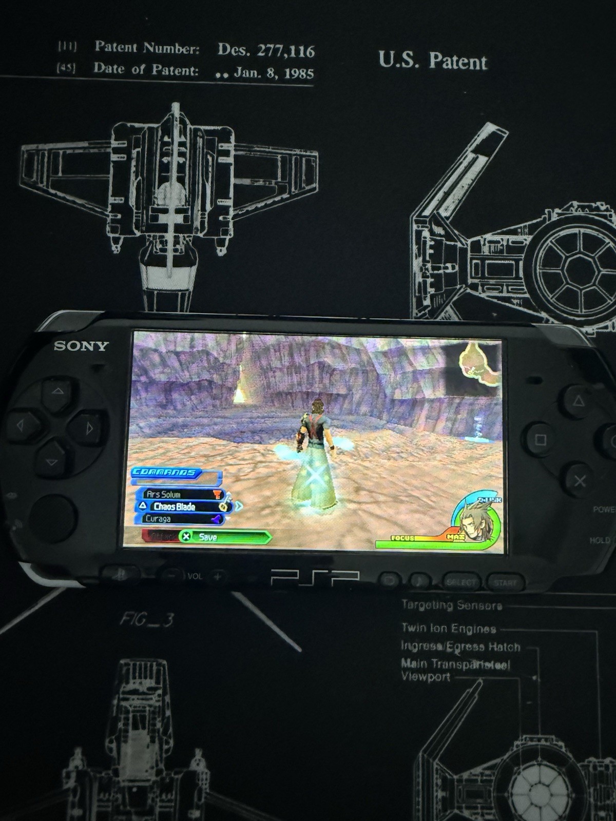 Sony PSP-3000 Piano Black w/ Charger & Kingdom Hearts Game WORKING PLEASE READ