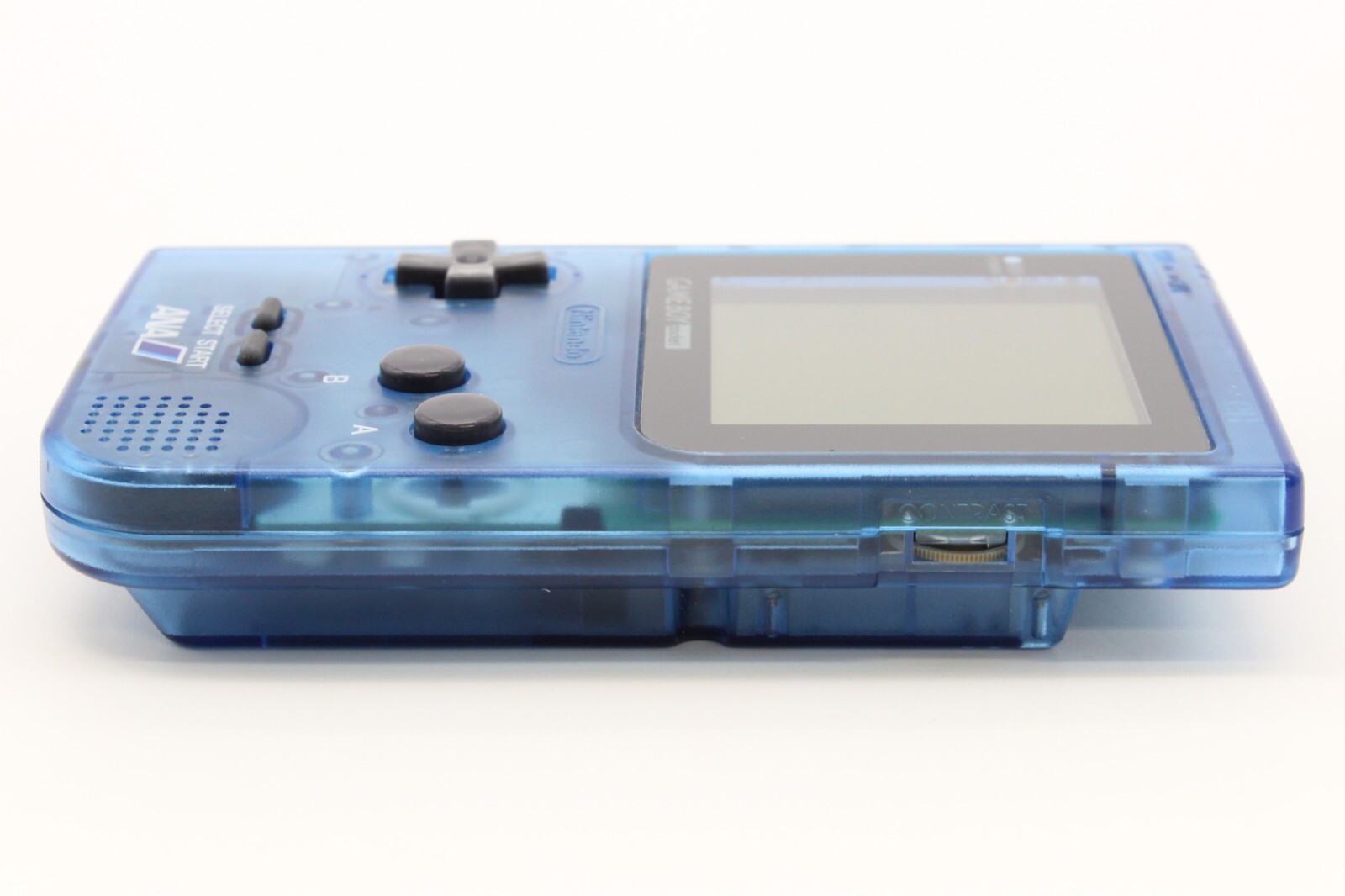 Nintendo Gameboy Pocket Console ANA Clear Blue Limited GBP Japan Tested 80