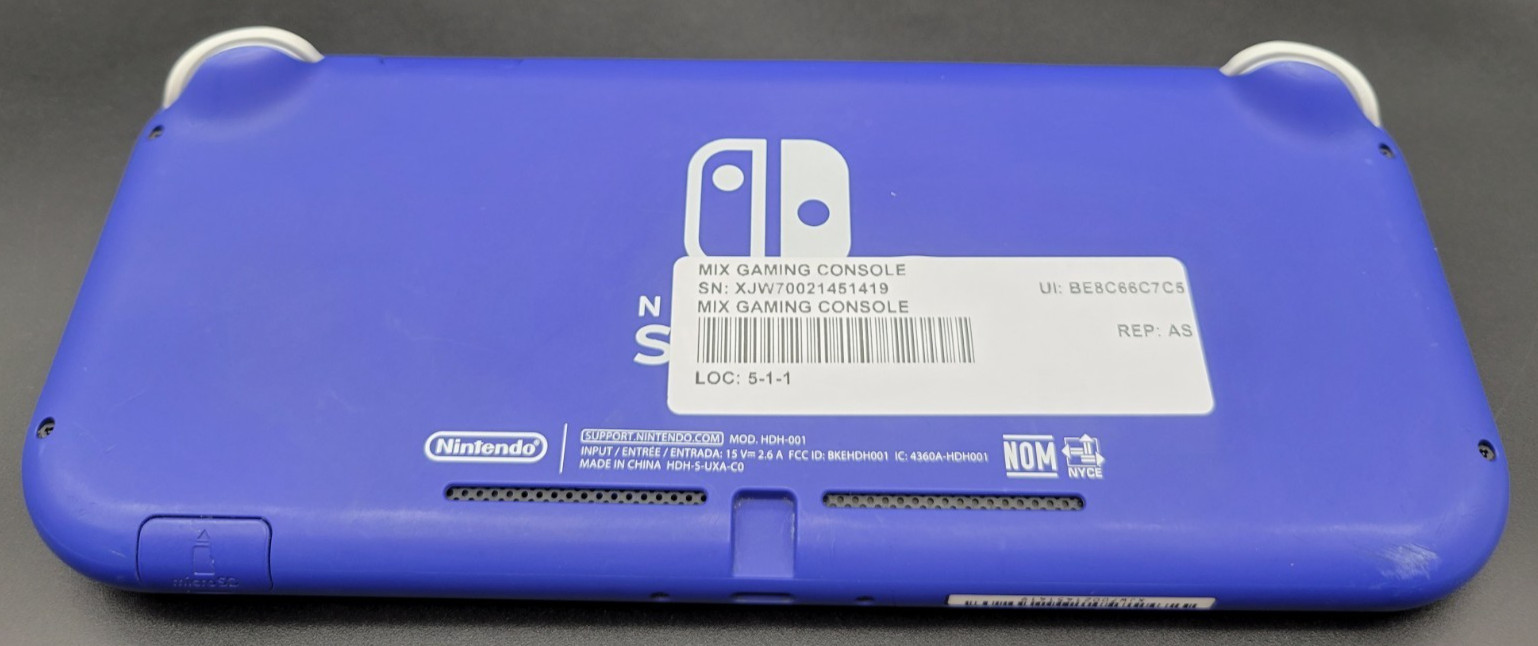 Nintendo Switch Lite 32GB HDH-001 Handheld Home Video Game Console Blue
