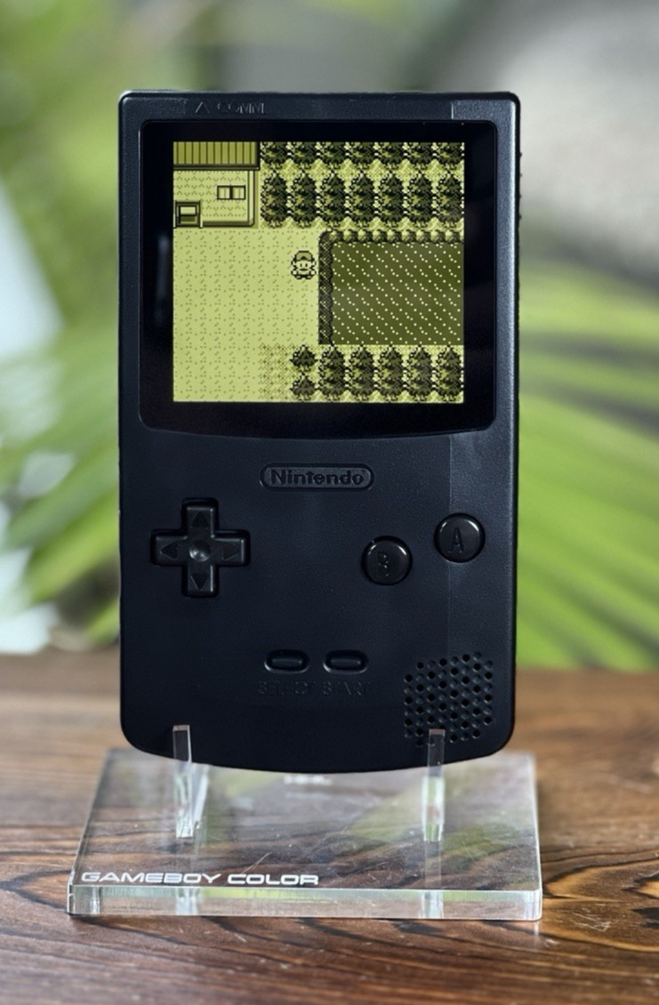 Black 💎 FPGBC Gameboy Color GBC Funnyplaying IPS Screen USB-C Rechargeable