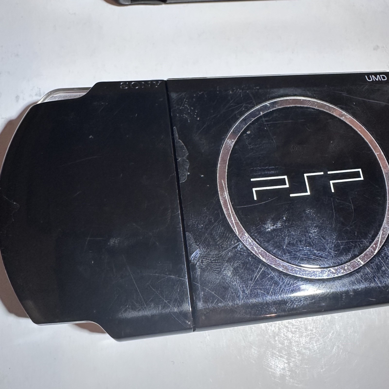 Sony PSP 3001 Black W/Case Charger No Battery Tested Working! Fast Shipping!