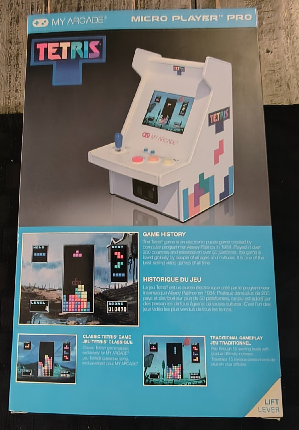 My Arcade Tetris Micro Player Pro Portable Retro Mini Arcade Machine – White New