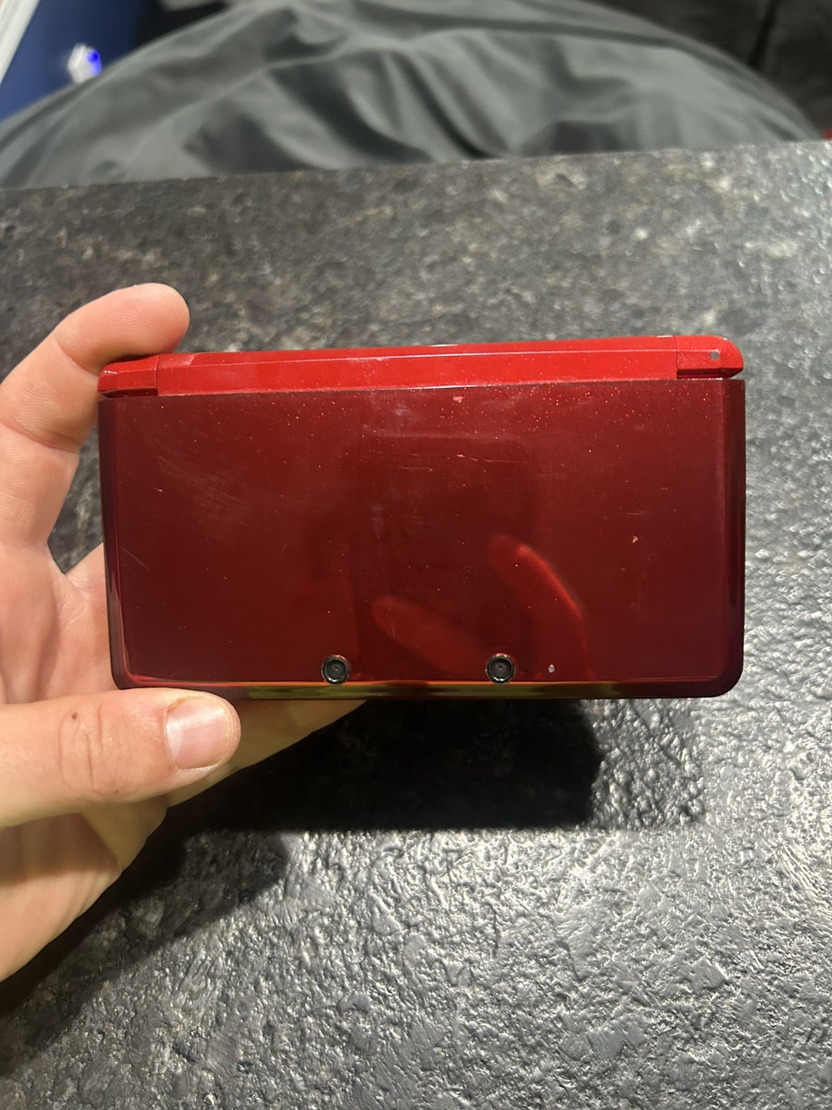 Nintendo 3DS Red Console Working Tested CTR-001 Japan