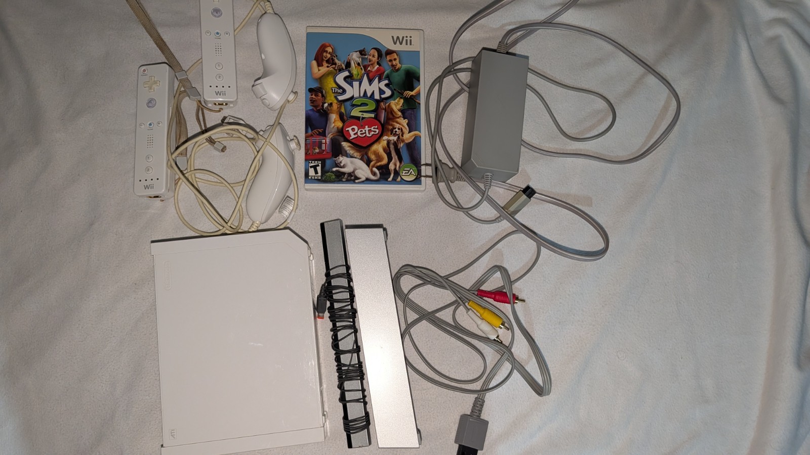 Nintendo Wii RVL-001 512MB White Home Console Tested Working -See Description-