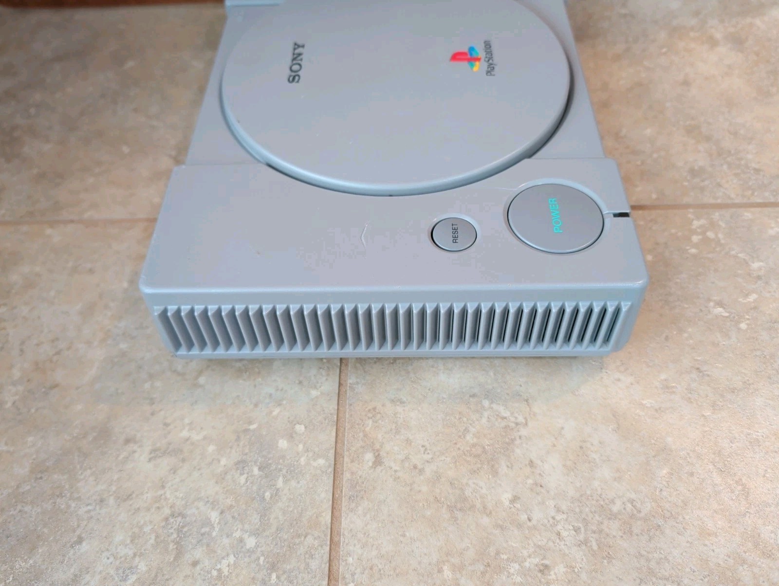 Sony PS1 Console Bundle Clean Tested + RE2 Leon Disc Only + 2 Sports Games CIB