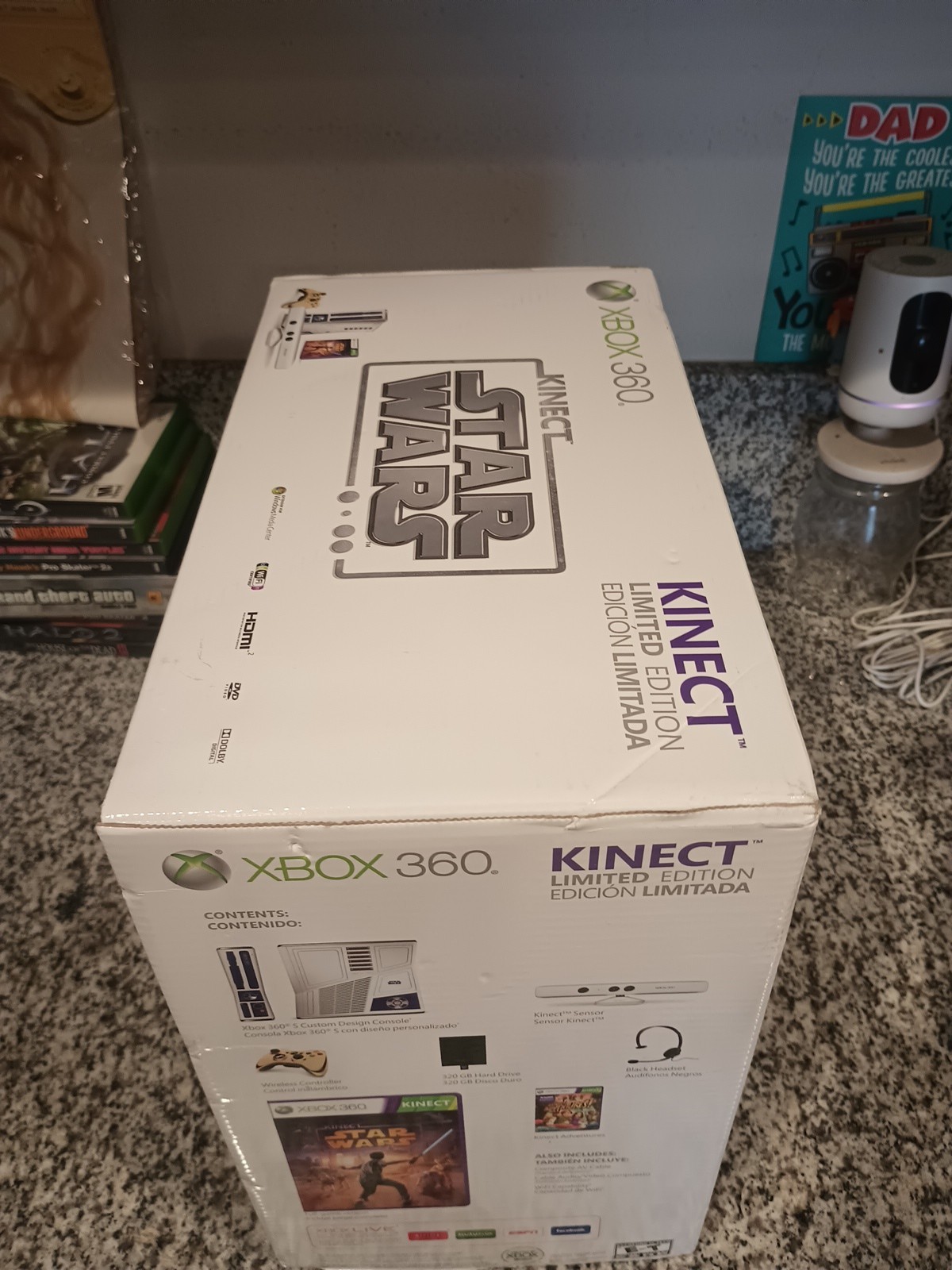 New Microsoft Xbox 360 320GB Kinect Star Wars Limited Edition