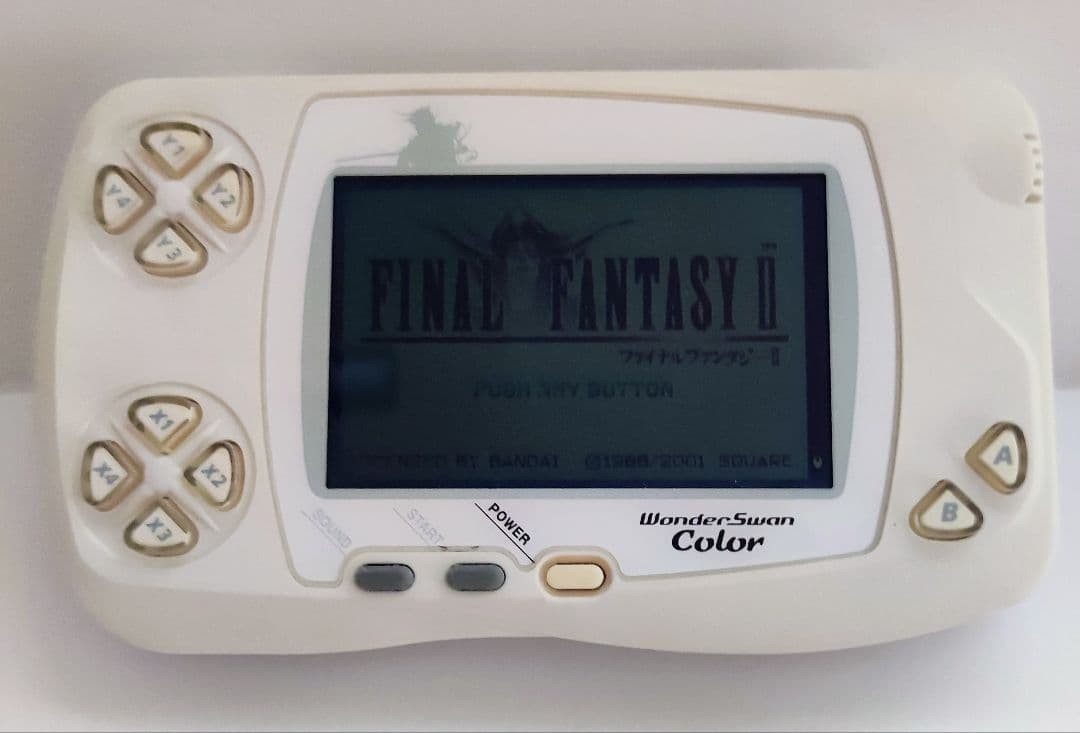 Bandai WonderSwan Color FINAL FANTASY I Limited Pearl White Console Only