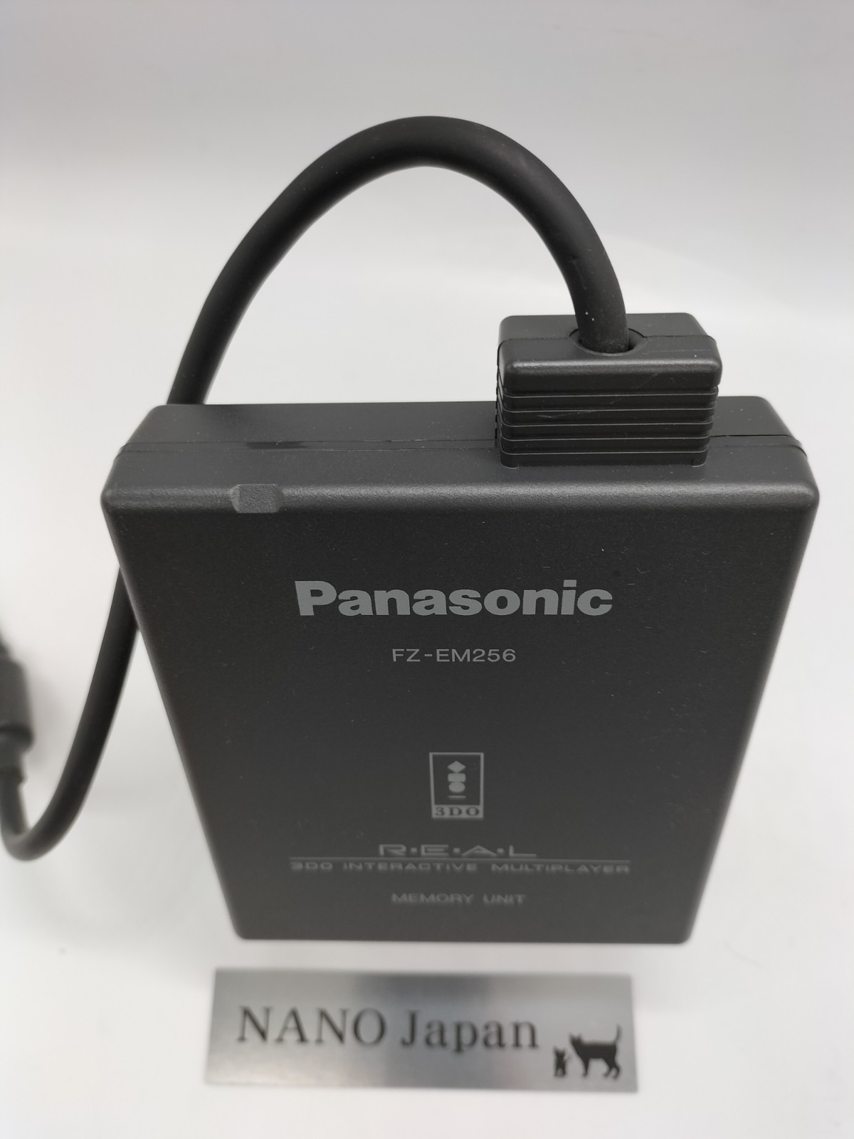 Panasonic 3DO FZ-EM256 External Memory Unit Backup Save Storage Adapter Used JP