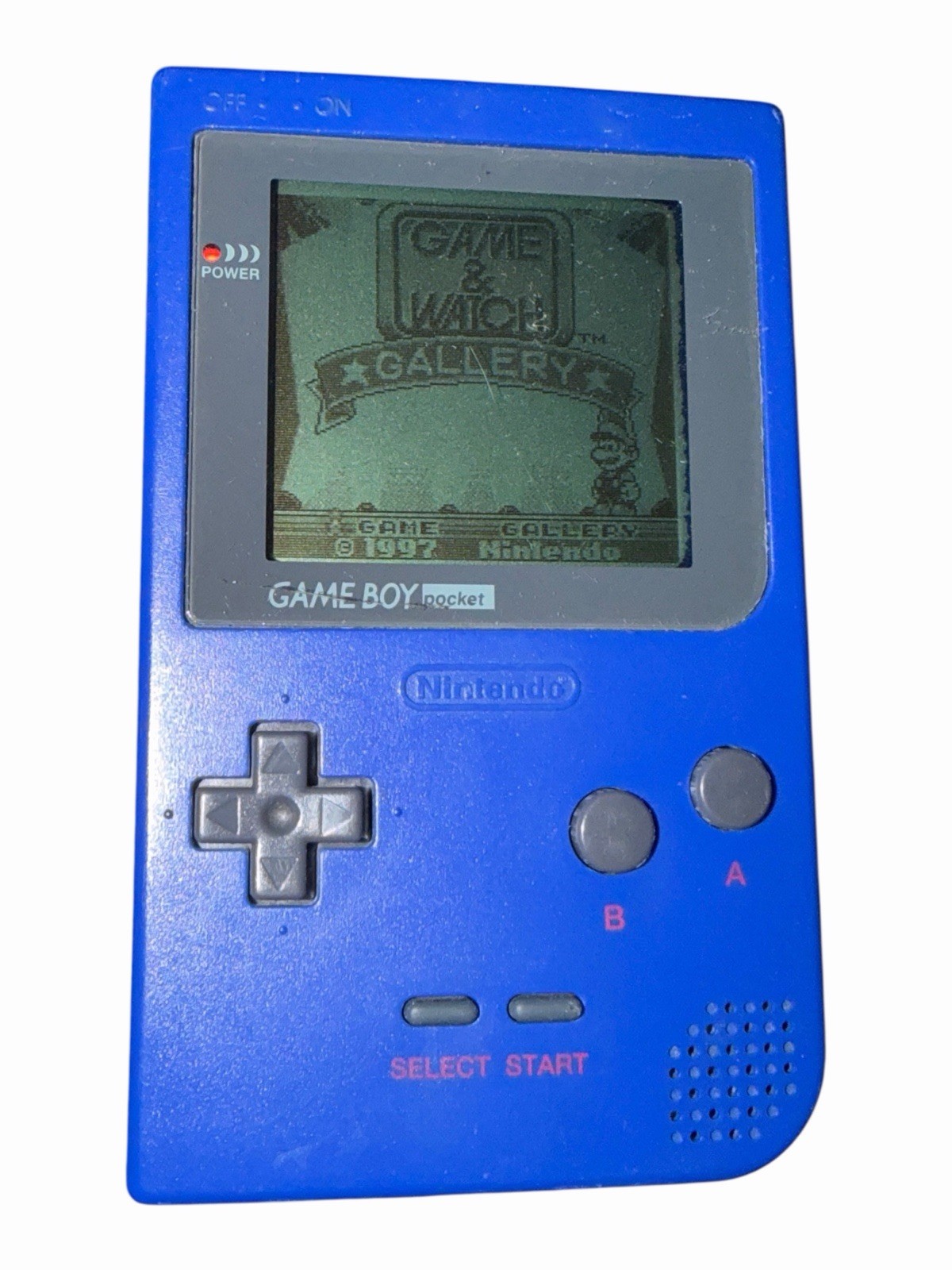 Nintendo Game Boy Pocket Blue Bundle Game Watch Gallery Tested Working