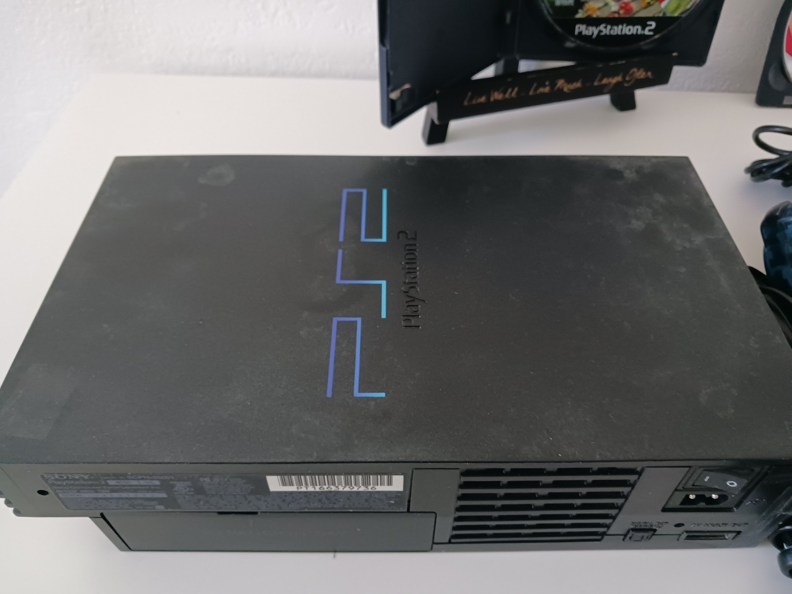 Sony PlayStation 2 Bundle SCPH-35001 + Blue Controller + 128MB Sonic Riders