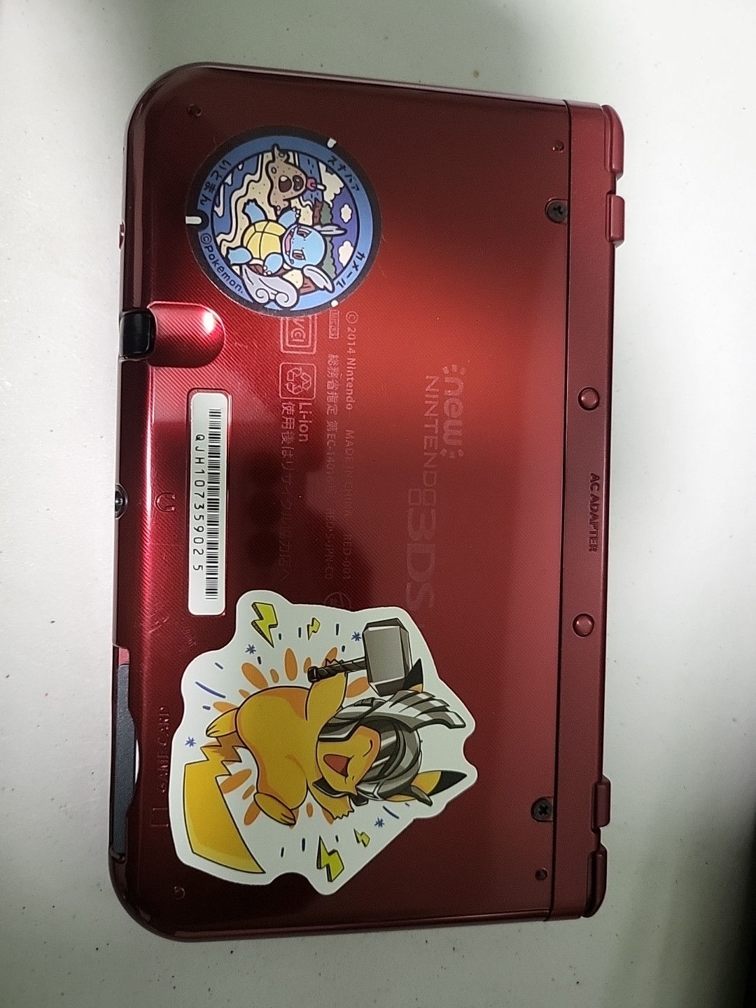 Nintendo 3DS Metallic Red Handheld Console System – Used Good