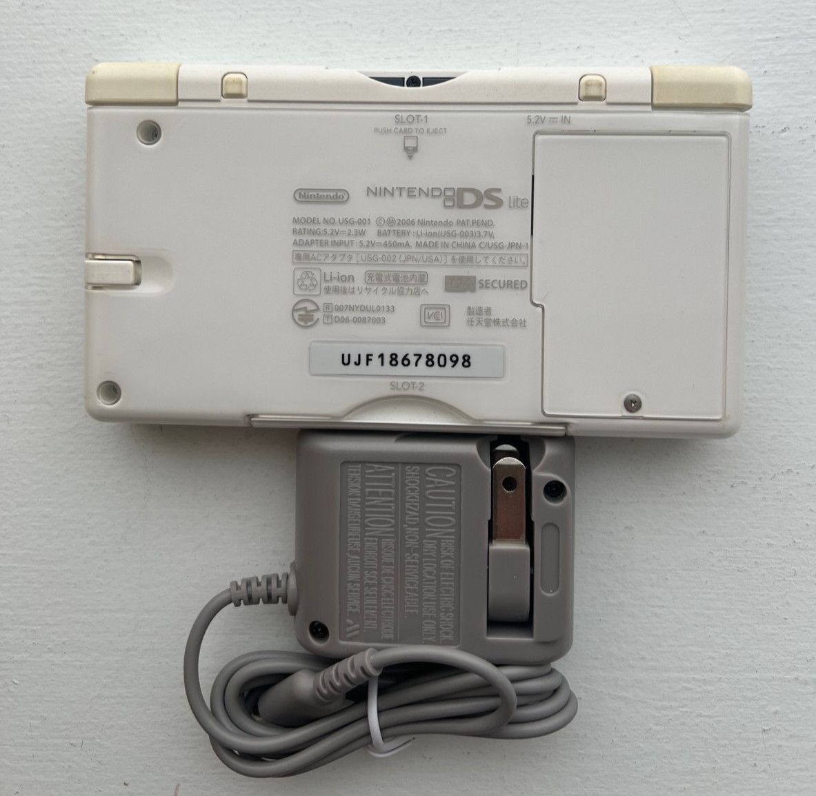 Nintendo DS Lite RX-93 V GUNDAM Limited Edition VERY RARE! Very Good |OEM TESTED
