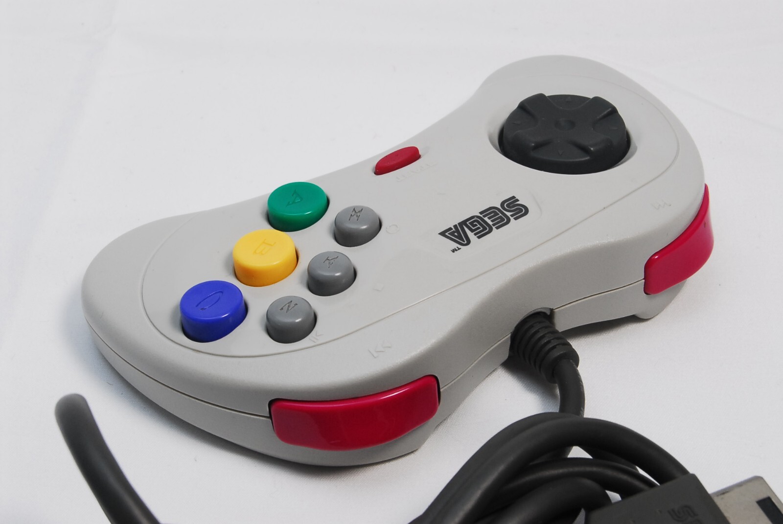 Sega Saturn Console White HST-3220 w/ Controller Cables NFL Game Japan Tested