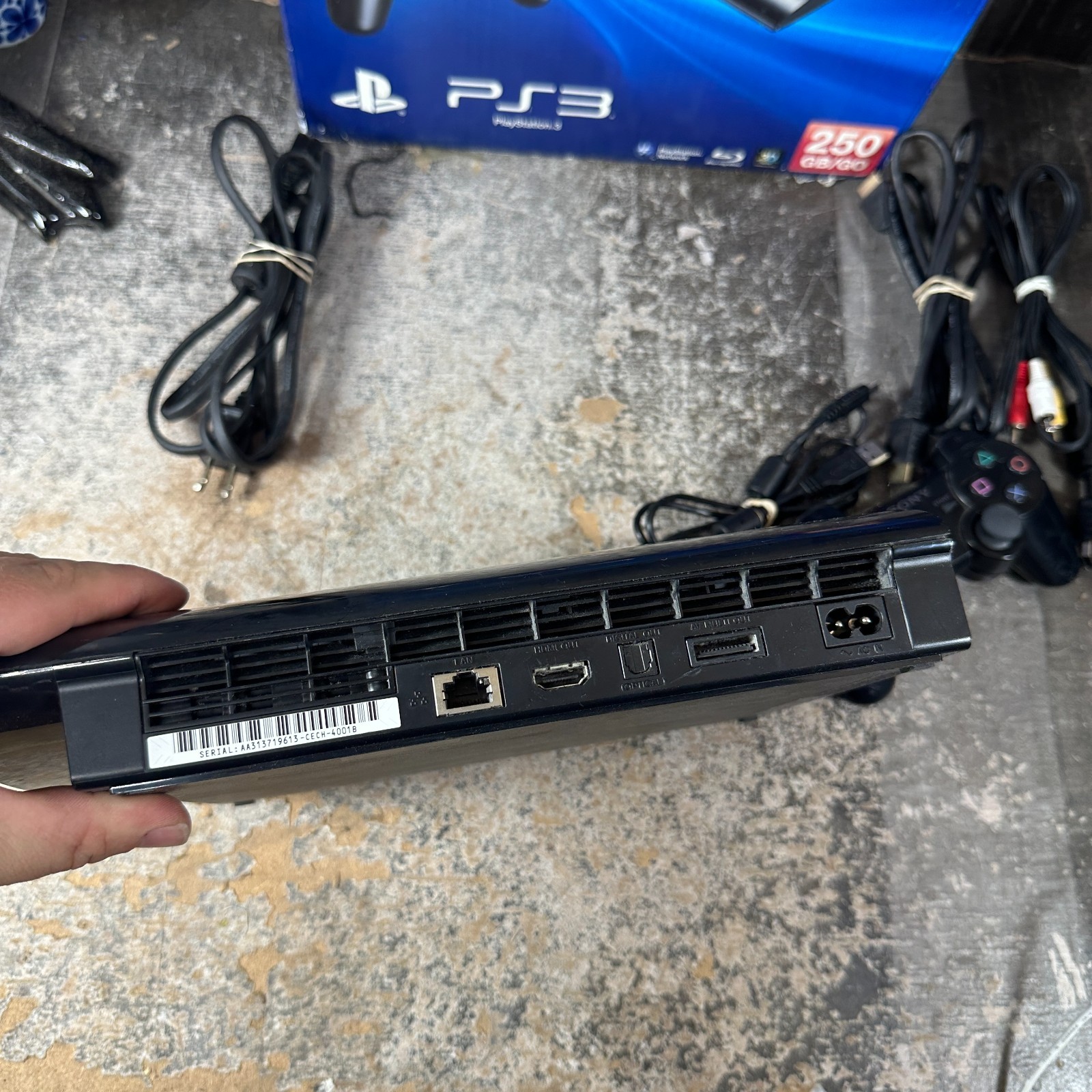 Sony PlayStation 3 Super Slim CECH-4001B Gaming Console – Black