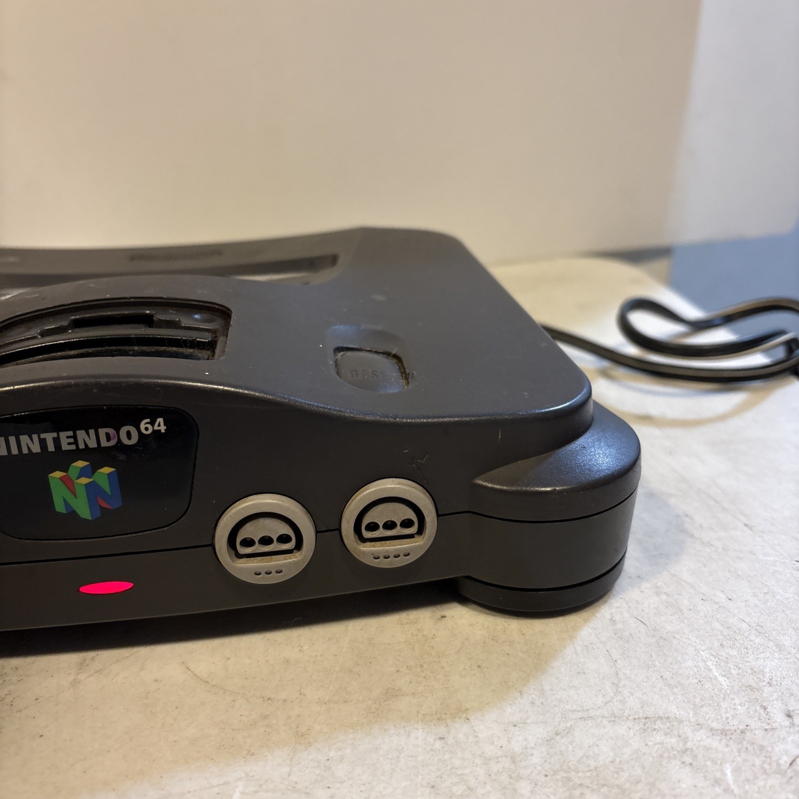 Nintendo 64 System – Home Console – Charcoal Gray – POWER CORD ONLY – TESTED!