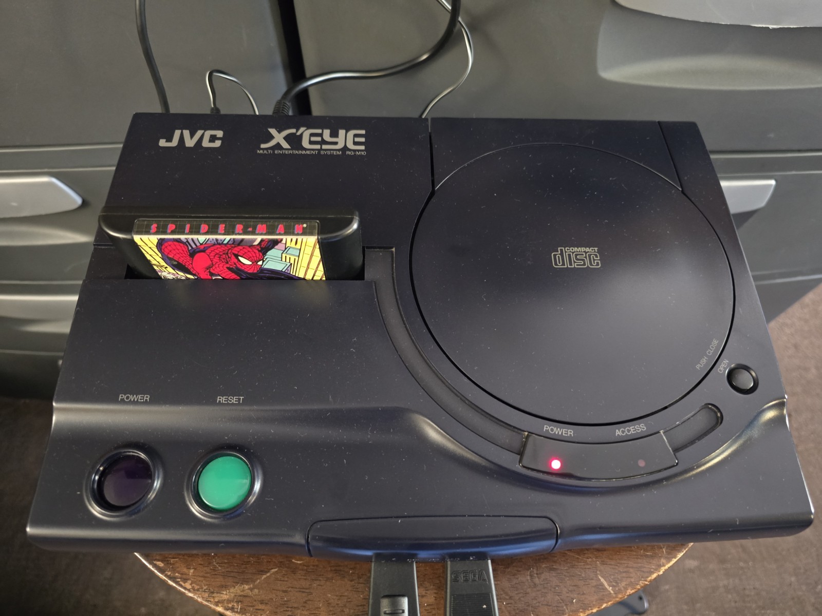 JVC X’EYE Sega Genesis Sega CD with JVC & Genesis Controllers & 4 games Sonic CD