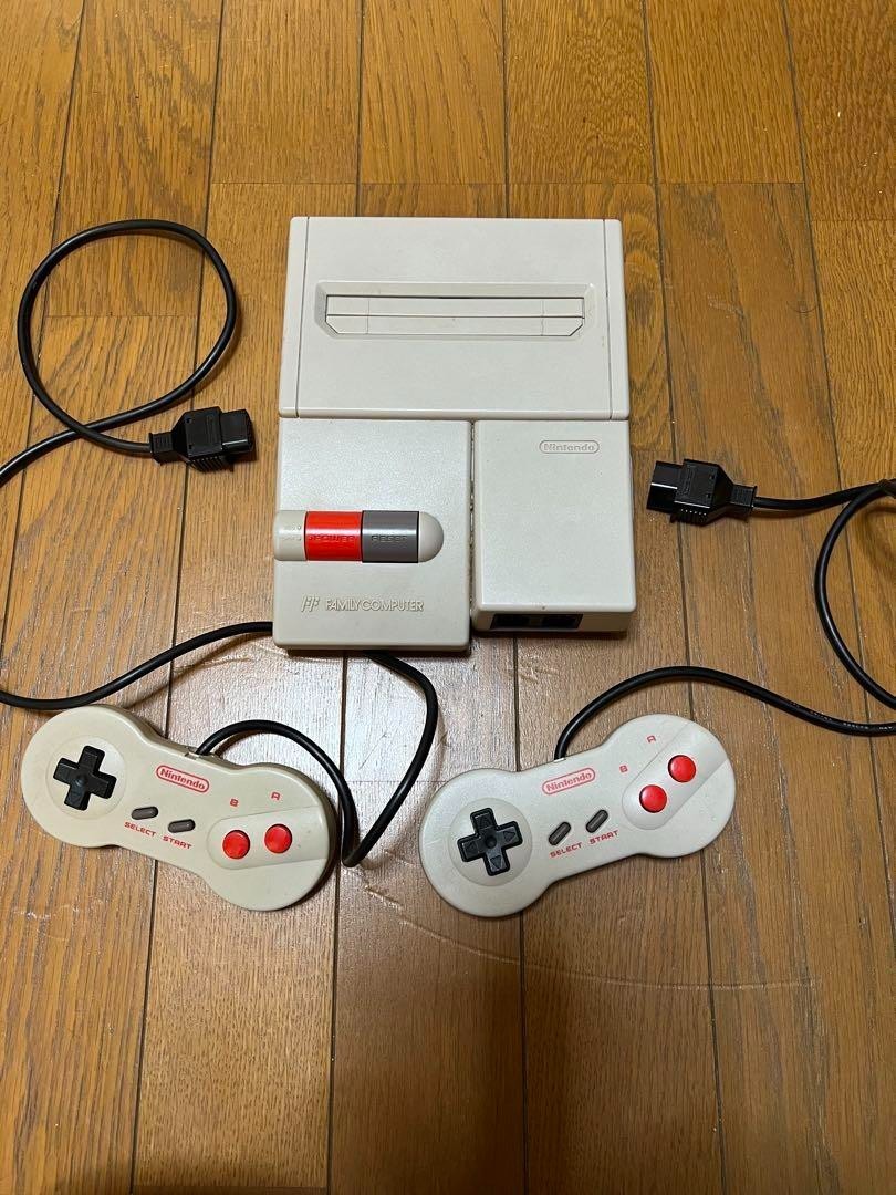 Nintendo New Famicom NES video game console & controller HVC-101 No AC adopter