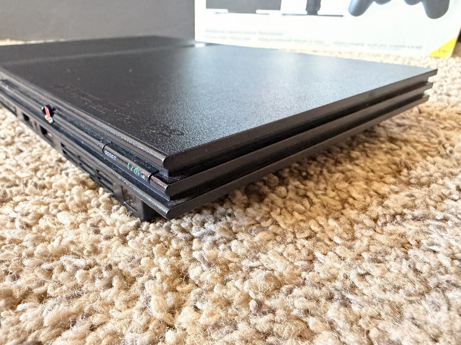 Sony PlayStation 2 Slim Launch Edition Charcoal Black Console (SCPH-77001CB) CIB