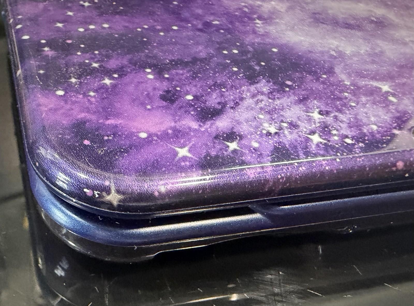 Nintendo New 3DS XL Galaxy Edition Handheld System Game Card Slot Needs Replaced