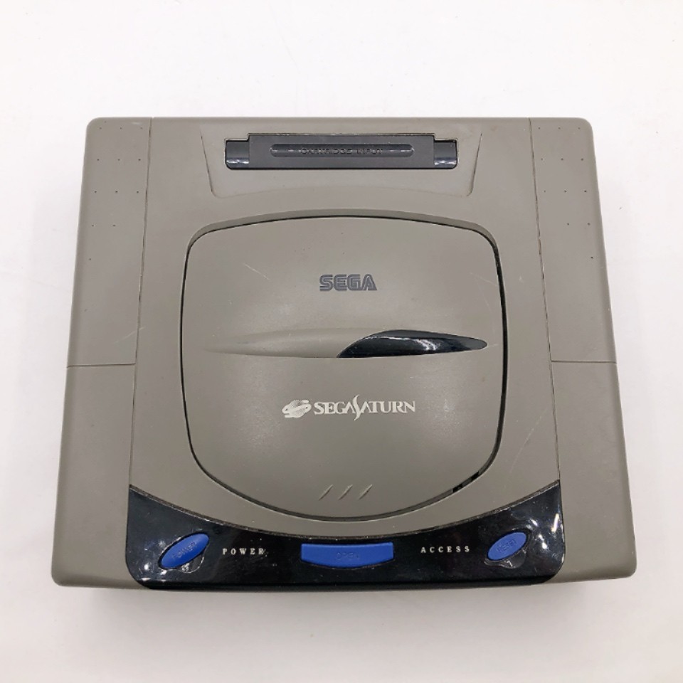 Sega Saturn Console System HST-3210 Gray Japan NTSC-J Japanese Tested