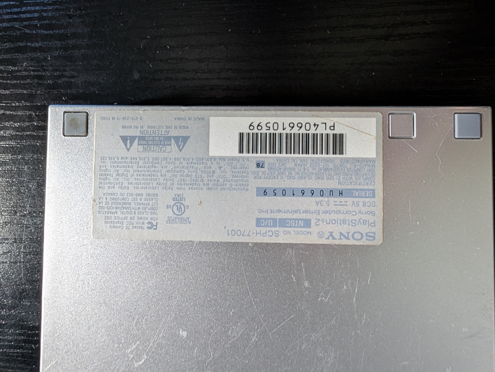 Working Tested Sony SCPH-77001 Playstation 2 slim Game Console – Silver