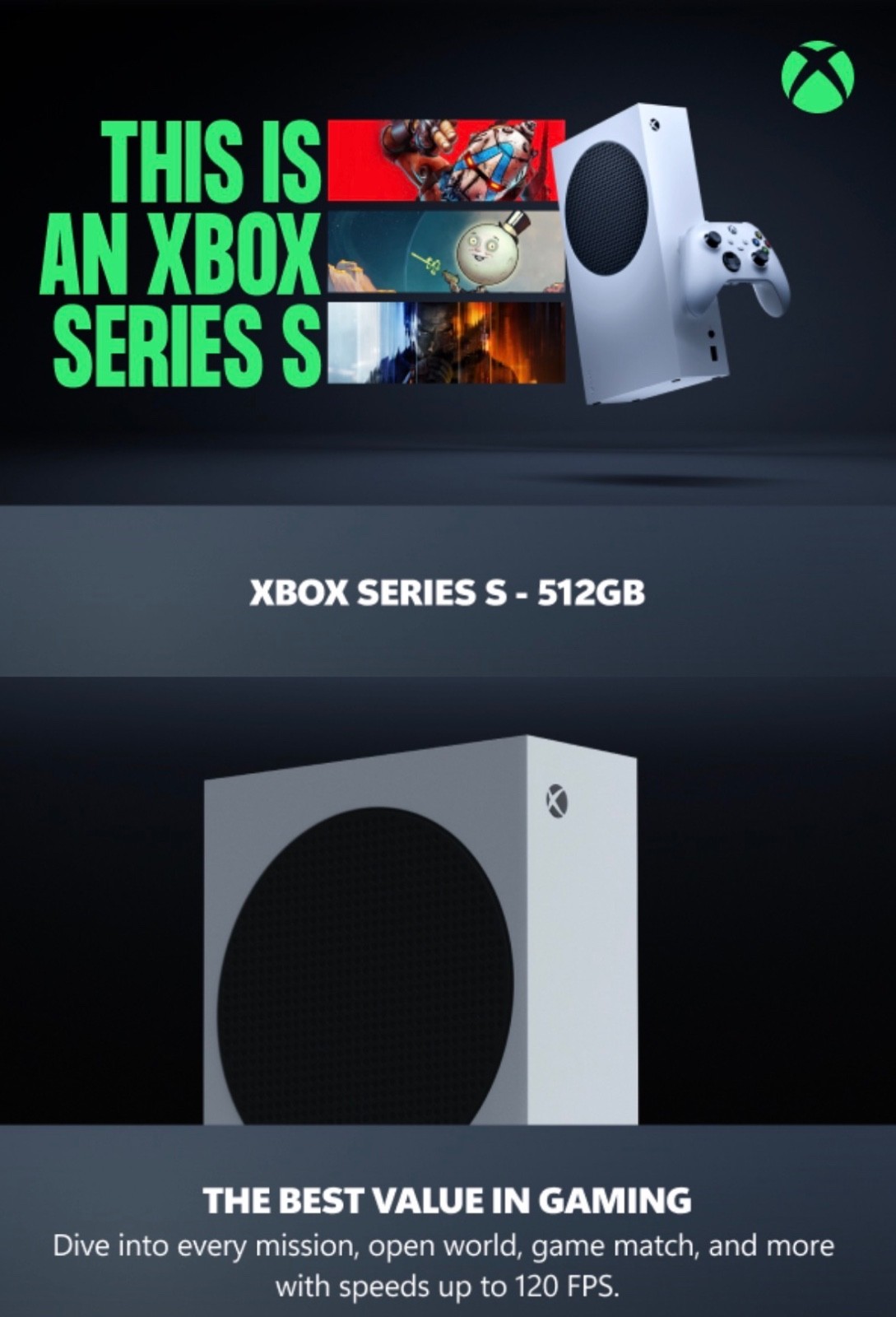 Microsoft Xbox Series S 512GB SSD Video Game Console – NEW!! in BOX