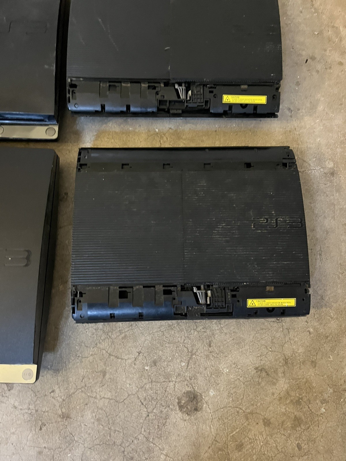 Lot of 4 Unknown Condition PlayStation 3 PS3 Consoles As-Is for Parts/Repair