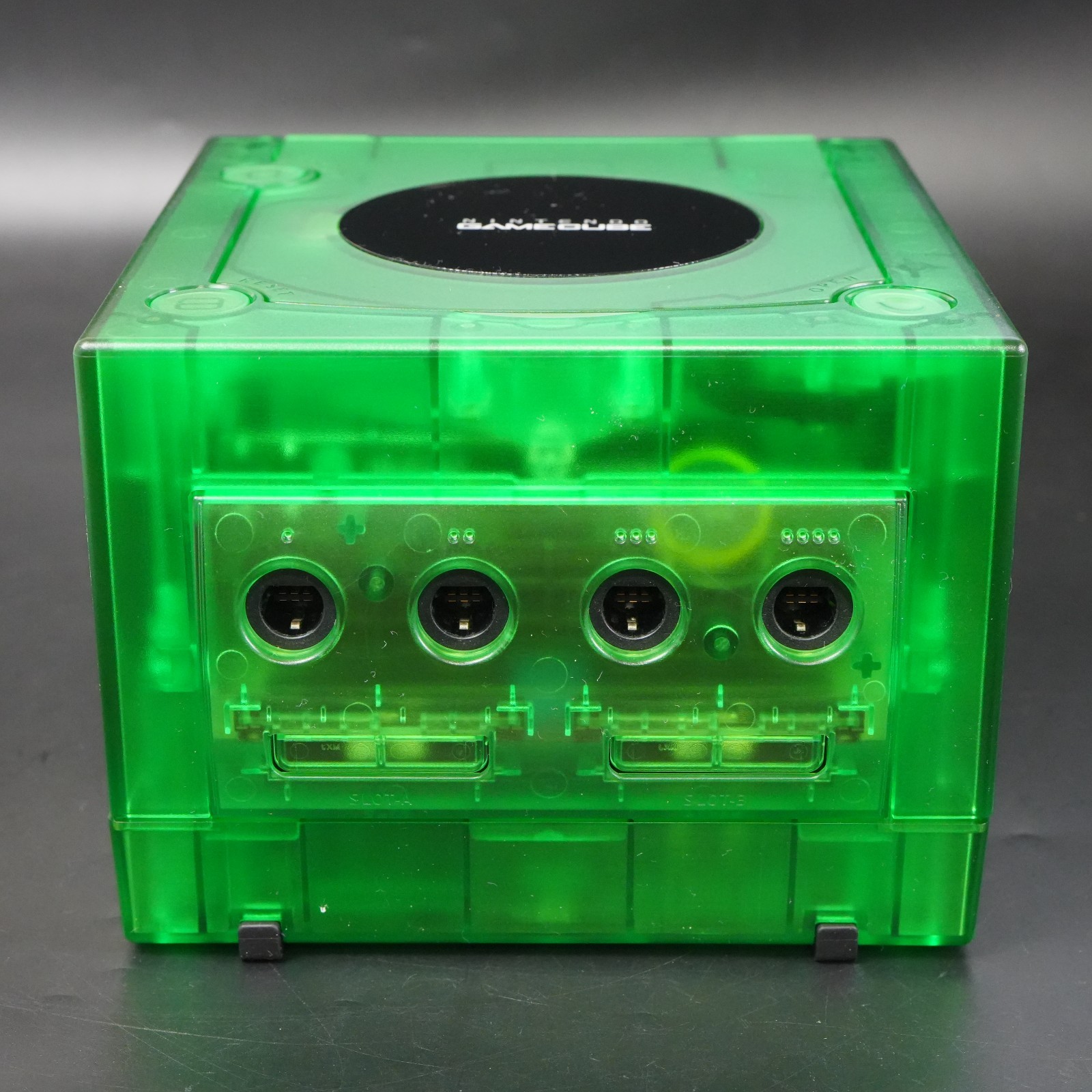 Nintendo GameCube Replacement Clear Green Shell Console NTSC U-C/J Region Switch