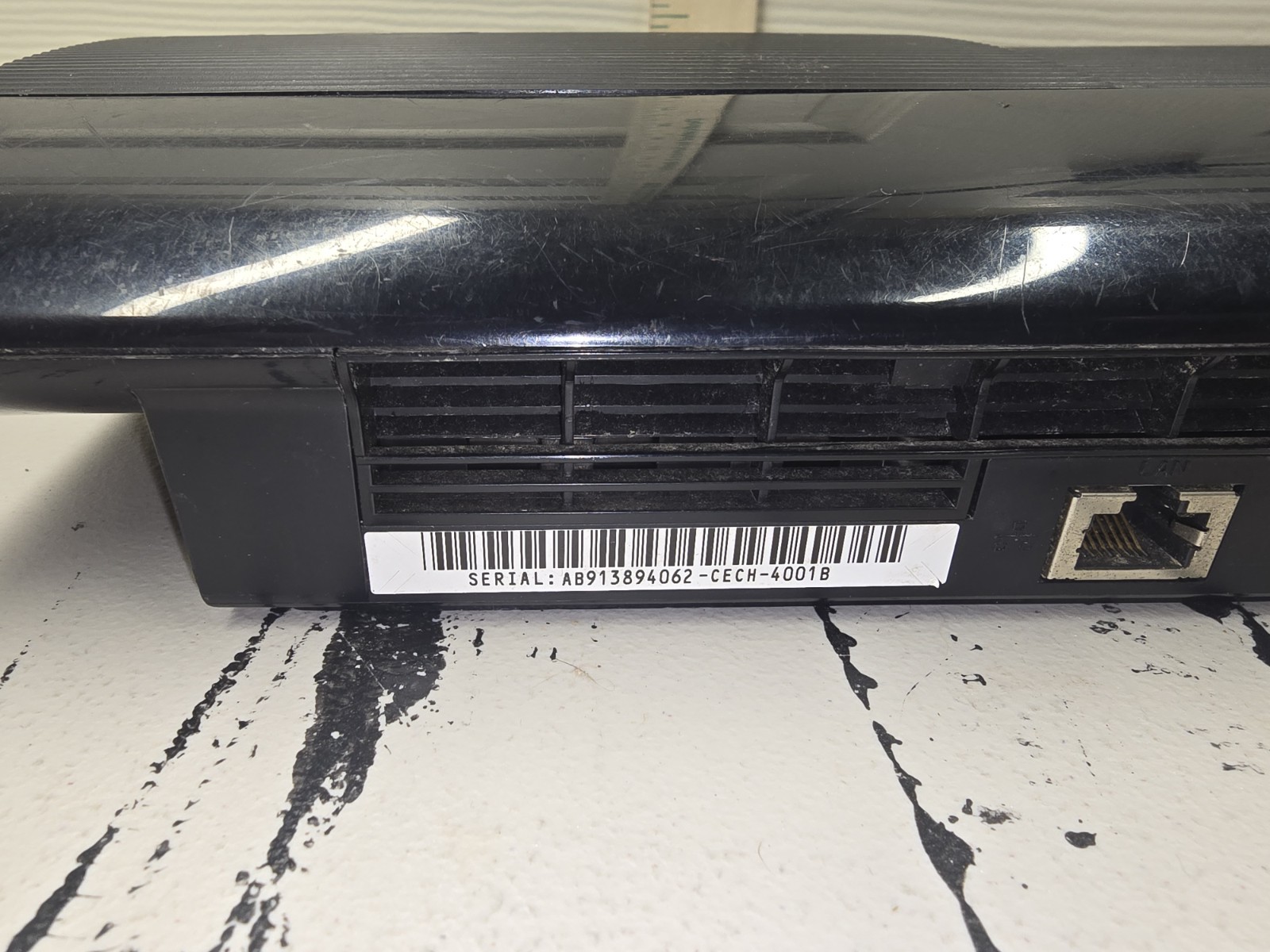 Sony PlayStation 3 Super Slim CECH-4001B 250GB Console Tested Working