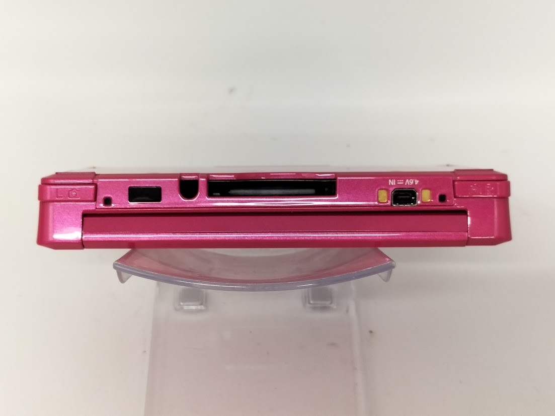 B7186 Nintendo 3DS console Gloss Pink Japan w/memory 4GB fx