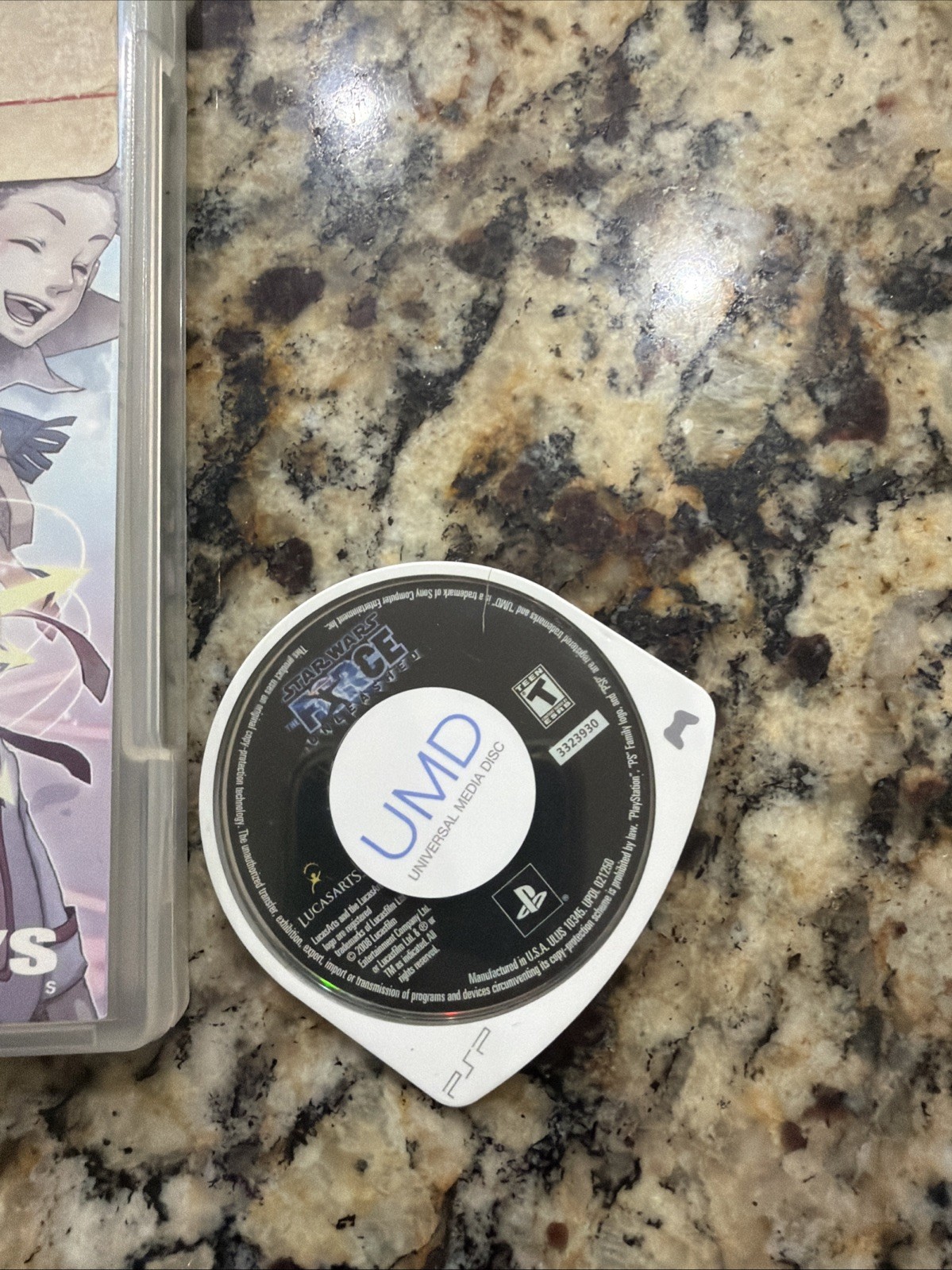 Sony Playstation Portable PSP PSP-3001 Plus 3 Games, No Battery Or Cover