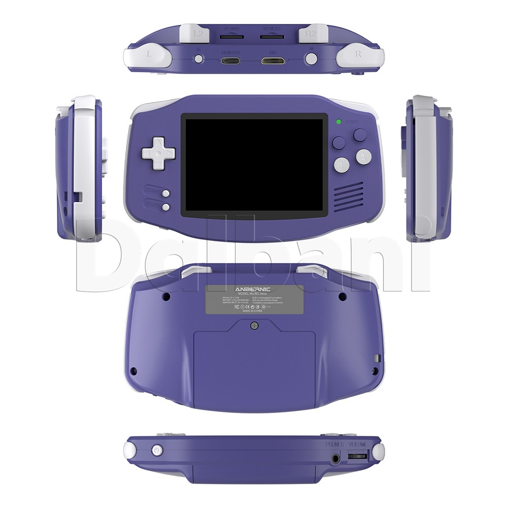 RG34XX Indigo Anbernic Handheld Game Console RG 34XX 64-bit Linux System 64GB