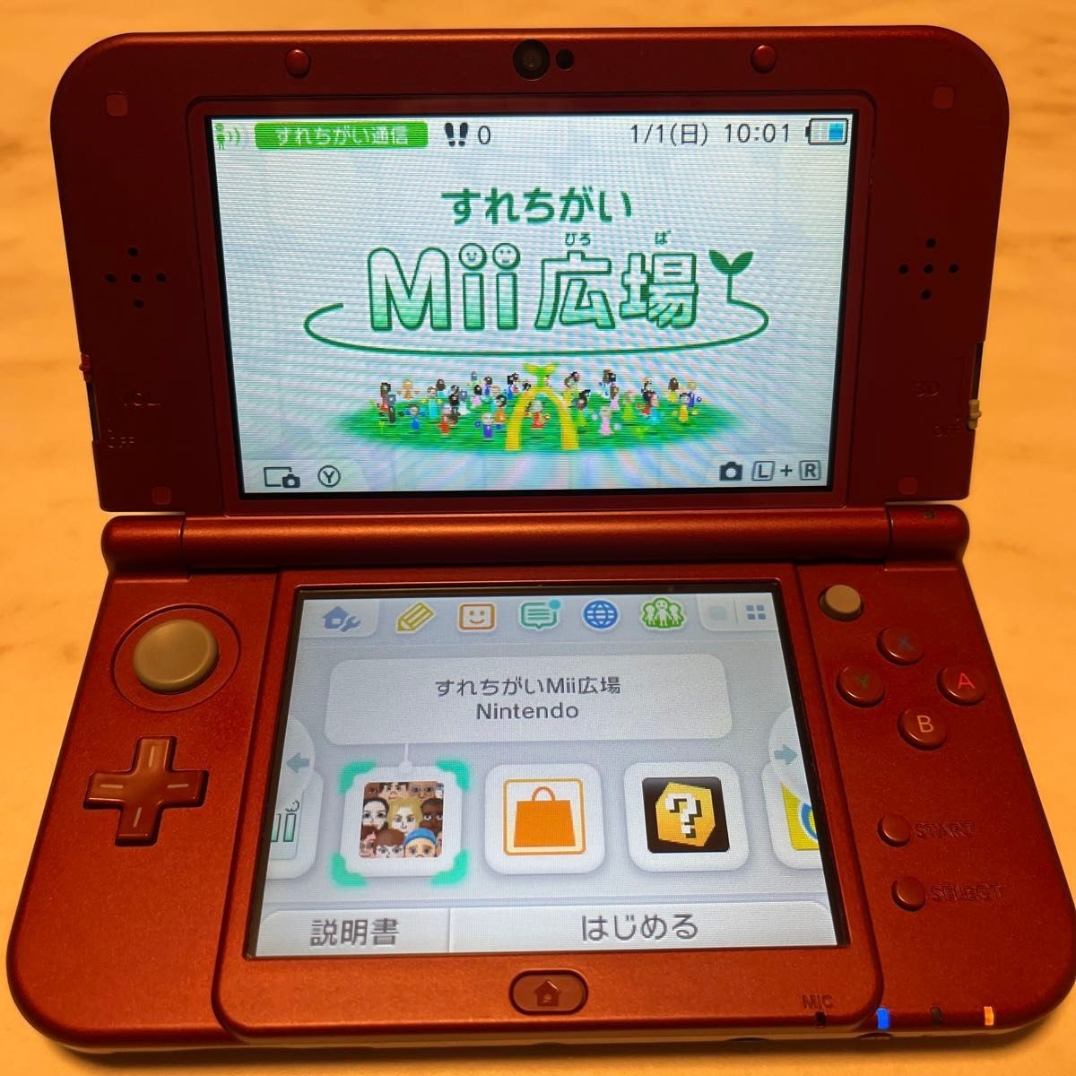 【Near MInt】【Dual IPS】New Nintendo 3DS LL XL Metallic Red Japan Tested Rank S