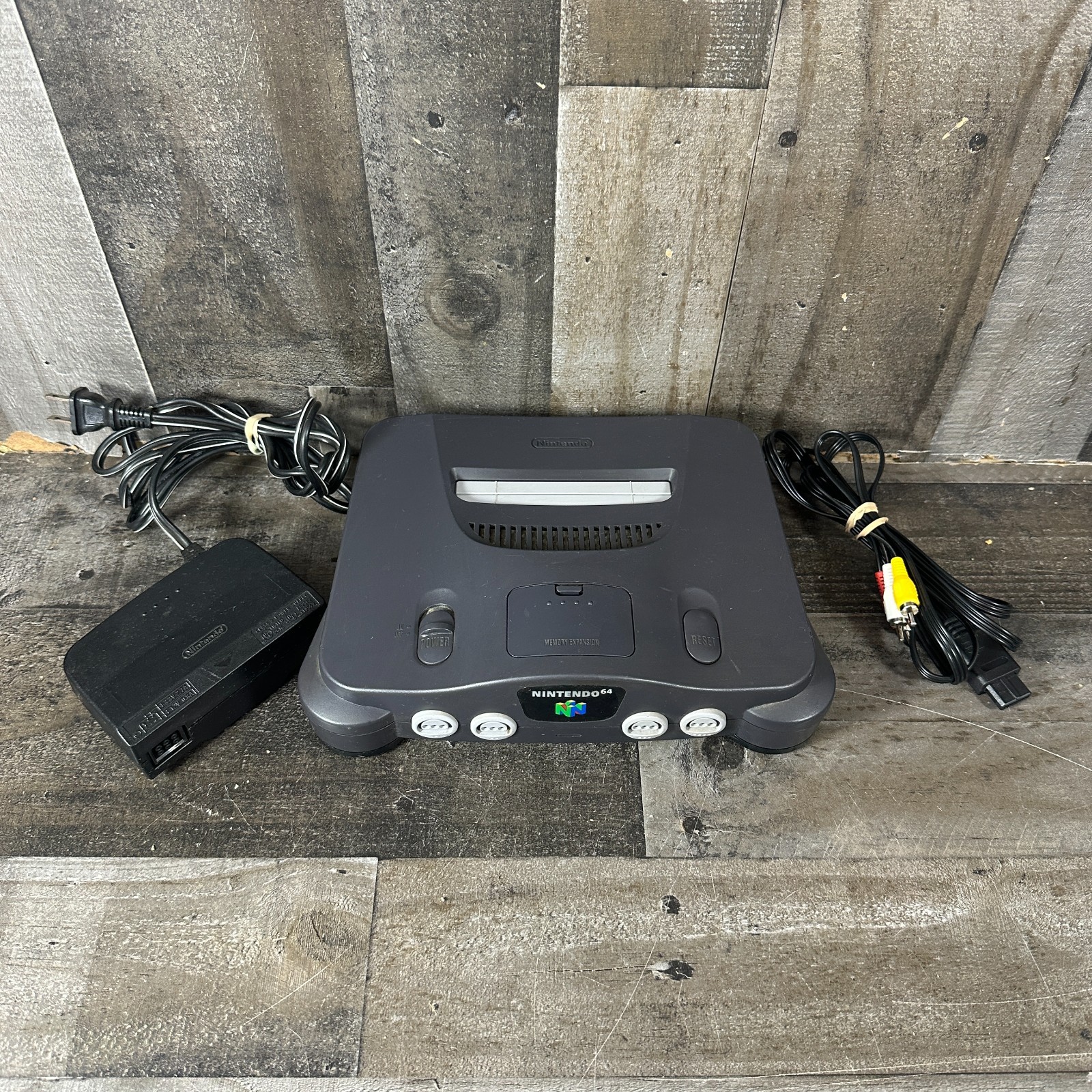 Nintendo 64 N64 Console Only with Expansion Pack Pak NUS-001 Tested Working