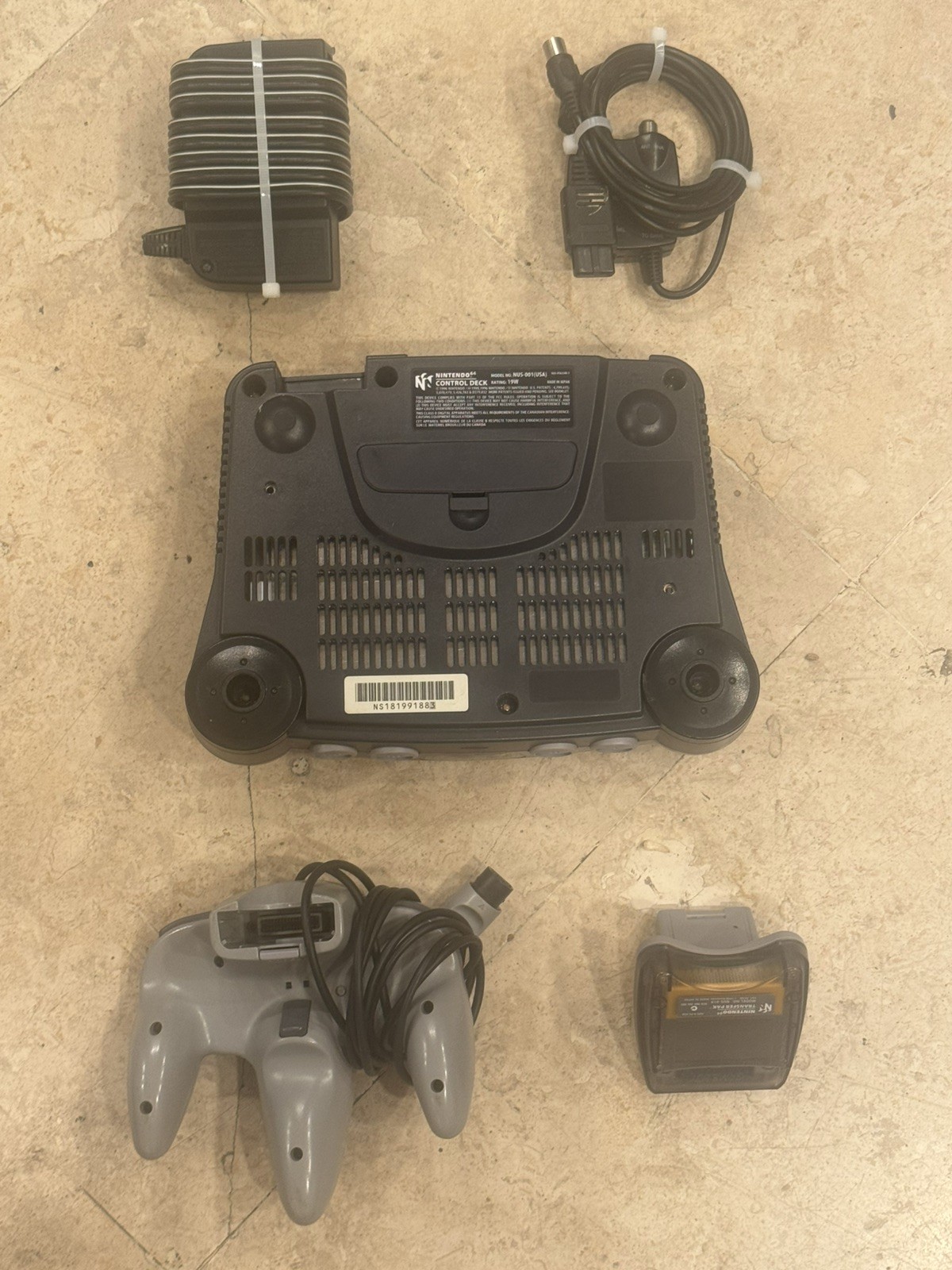 Nintendo 64 Console Bundle – NUS-001 (USA) – Tested & Working – OEM Controller