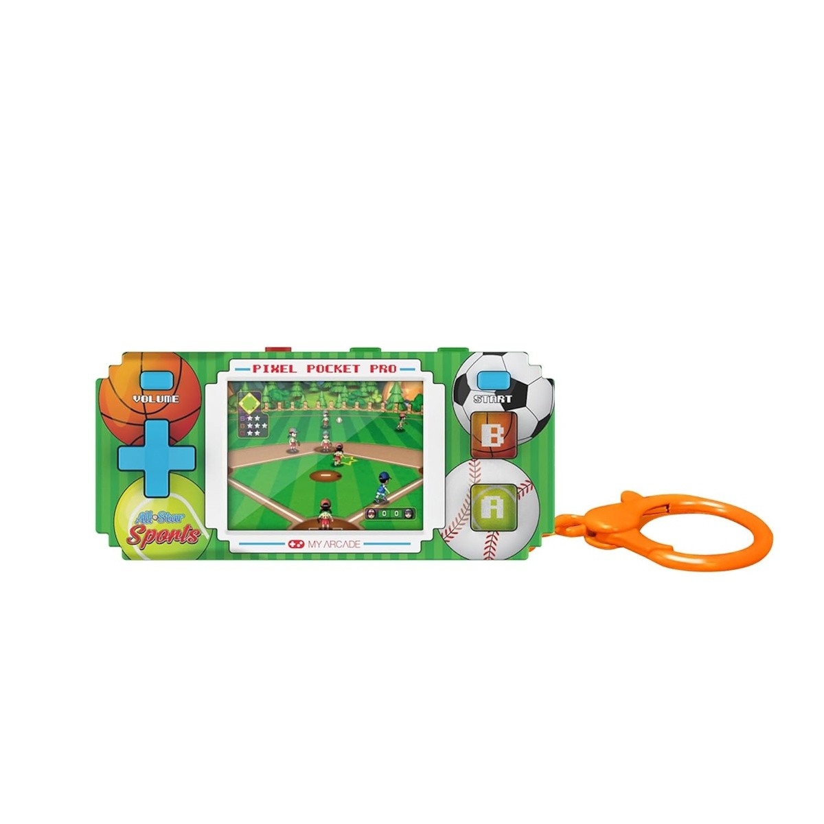 My Arcade Super Street Fighter II Pocket Player Bundle & Sports Pixel Pocket Pro
