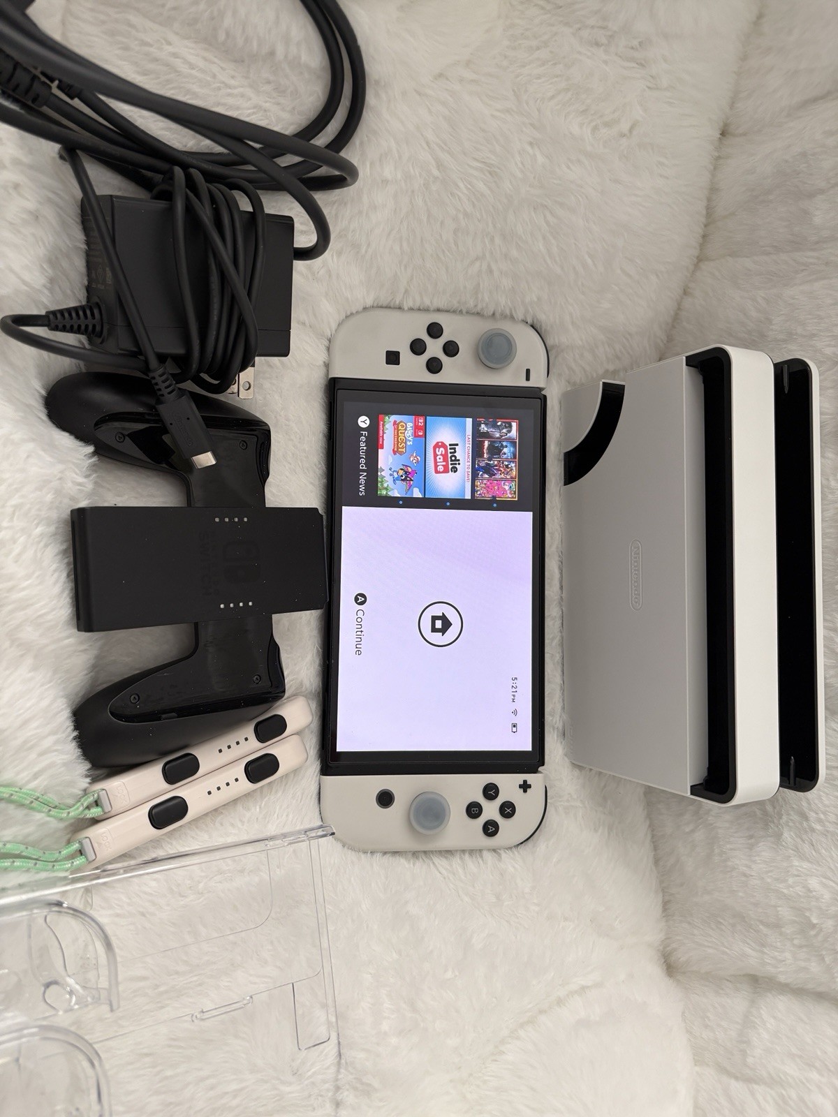 Nintendo Switch OLED Model HEG-001 Handheld Console – 64GB – White